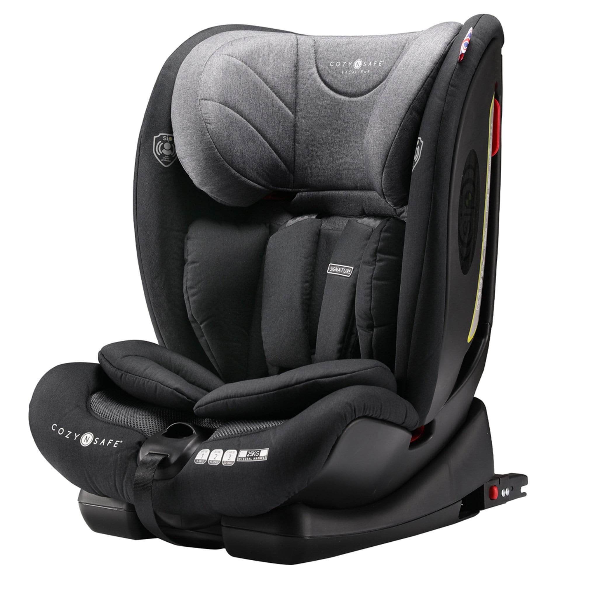 Cozy N Safe Hudson Group 1/2/3 Child Car Seat with 25kg harness