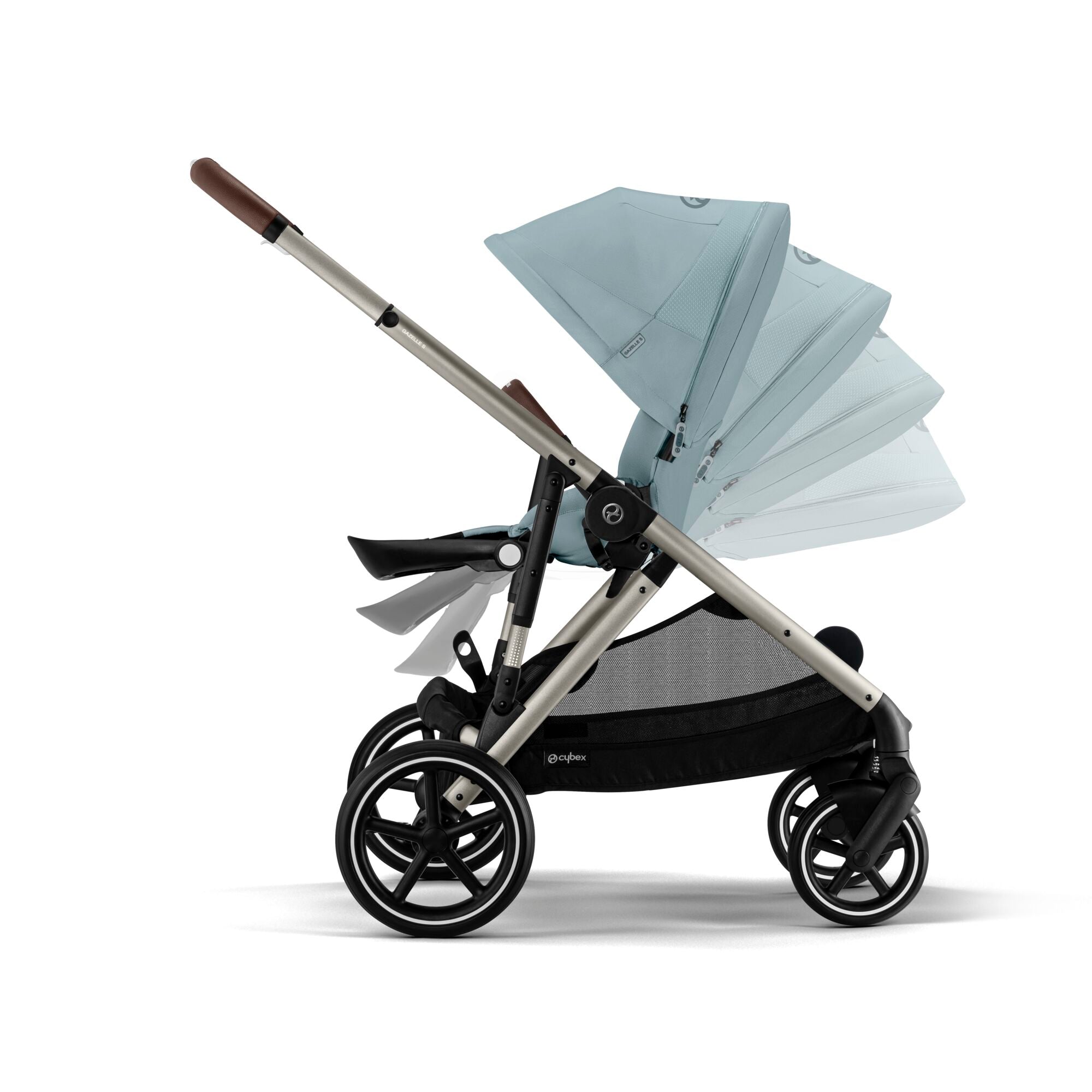 Cybex Gazelle S Essential Bundle - Taupe/Stormy Blue