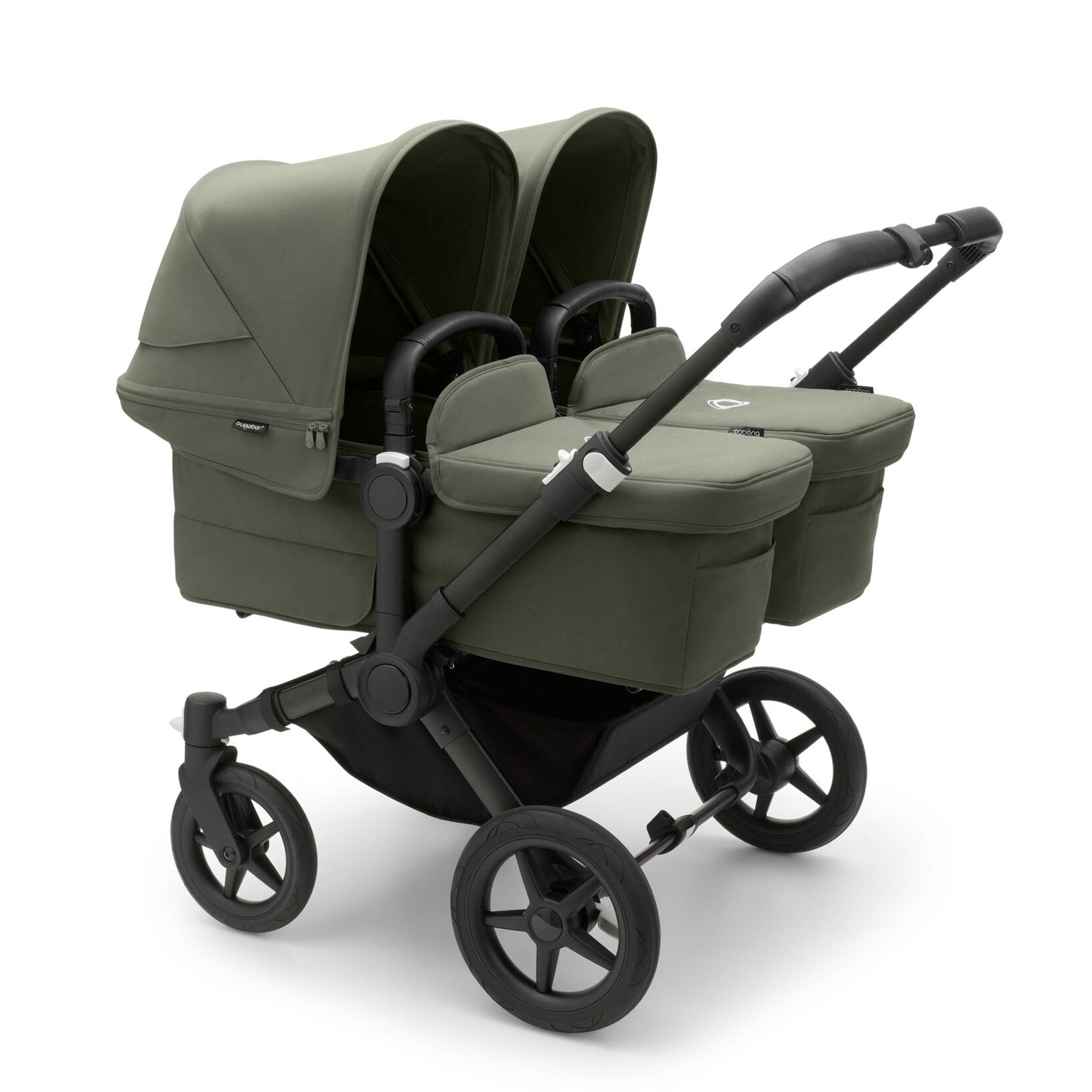 Bugaboo Donkey 5 Twin Complete Turtle Travel System - Forest Green