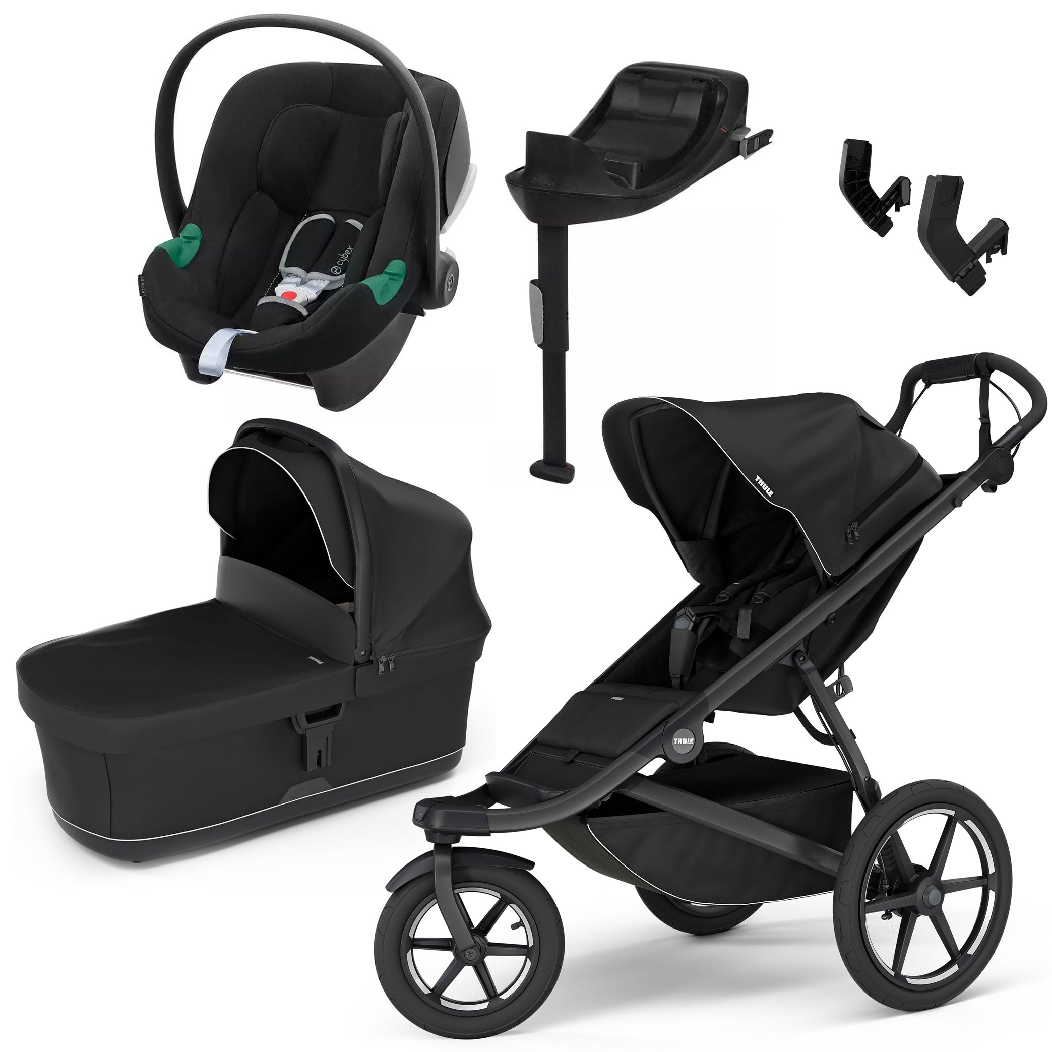 Thule Urban Glide 3 Cybex Bundle - Black