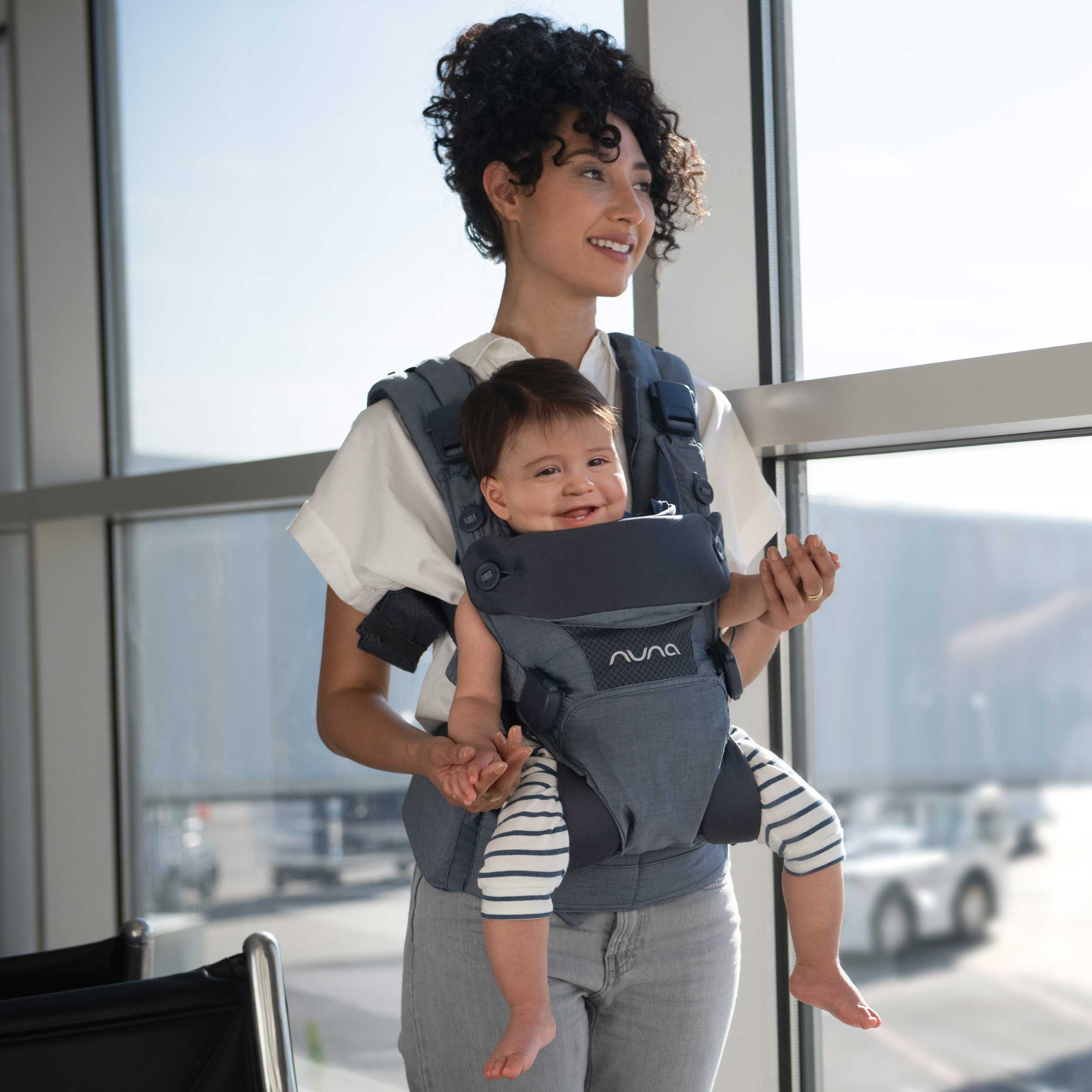 Nuna CUDL Baby Carrier - Softened Denim