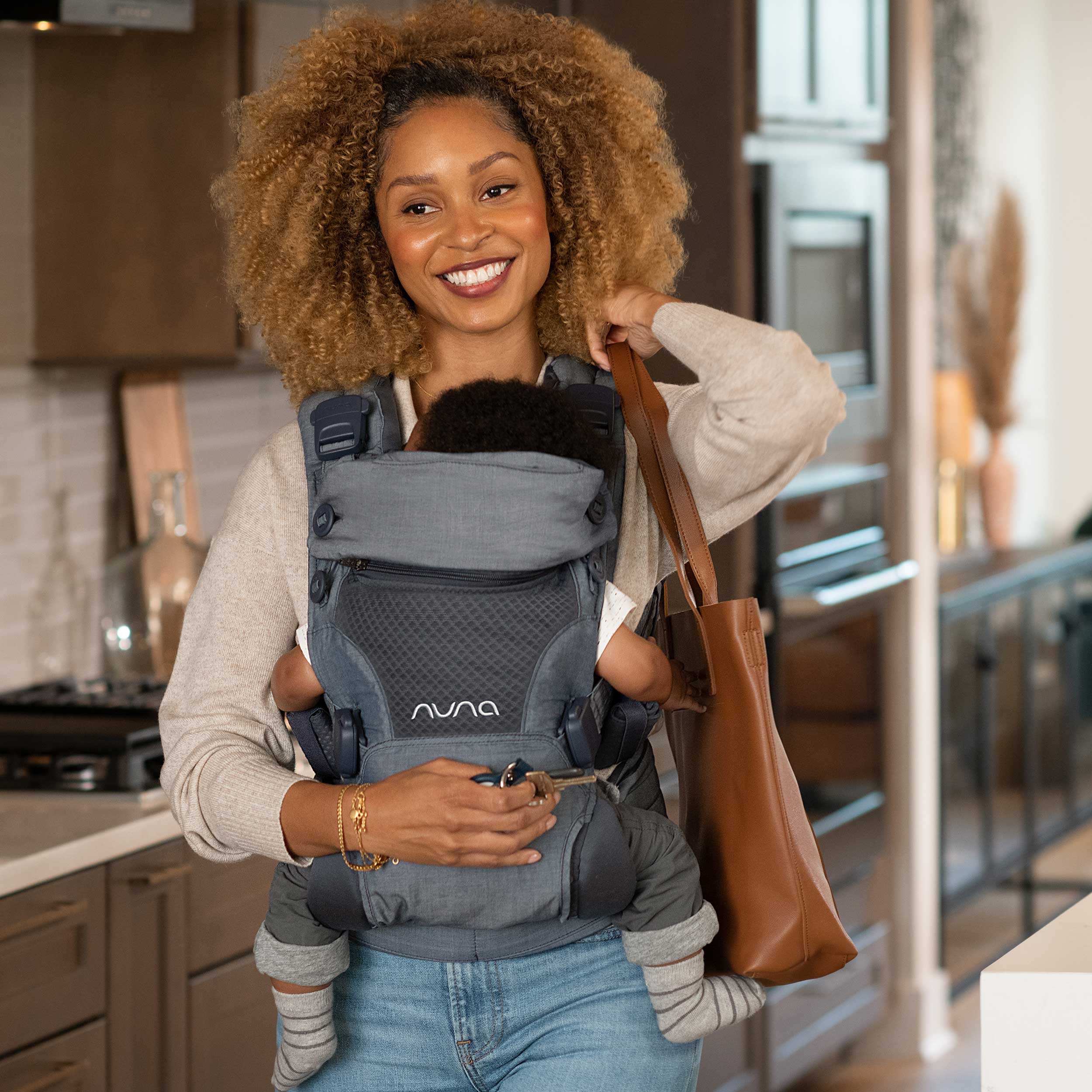 Nuna CUDL Baby Carrier - Softened Denim