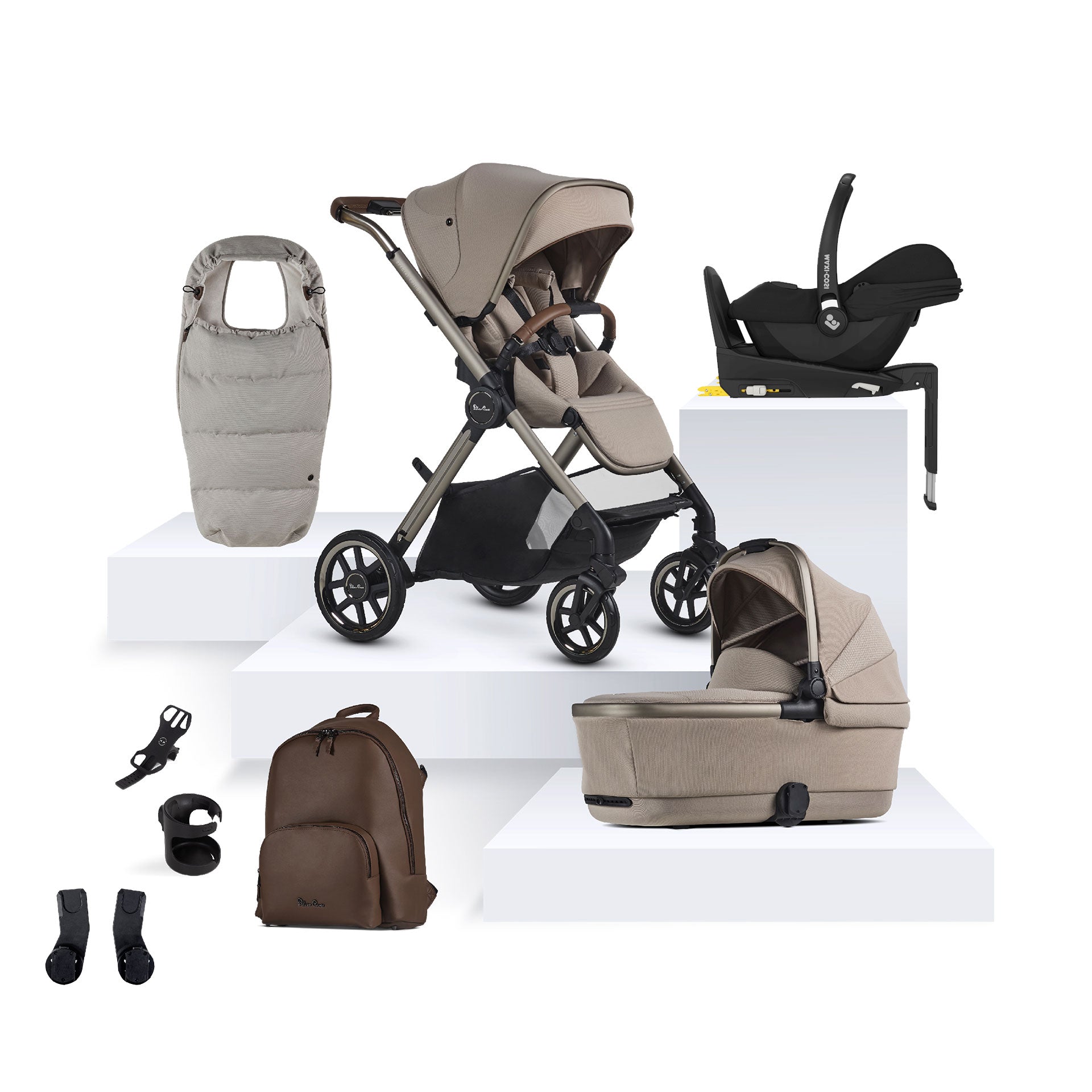 Silver Cross Reef 2 Special Edition Maxi-Cosi Travel System - Frappe