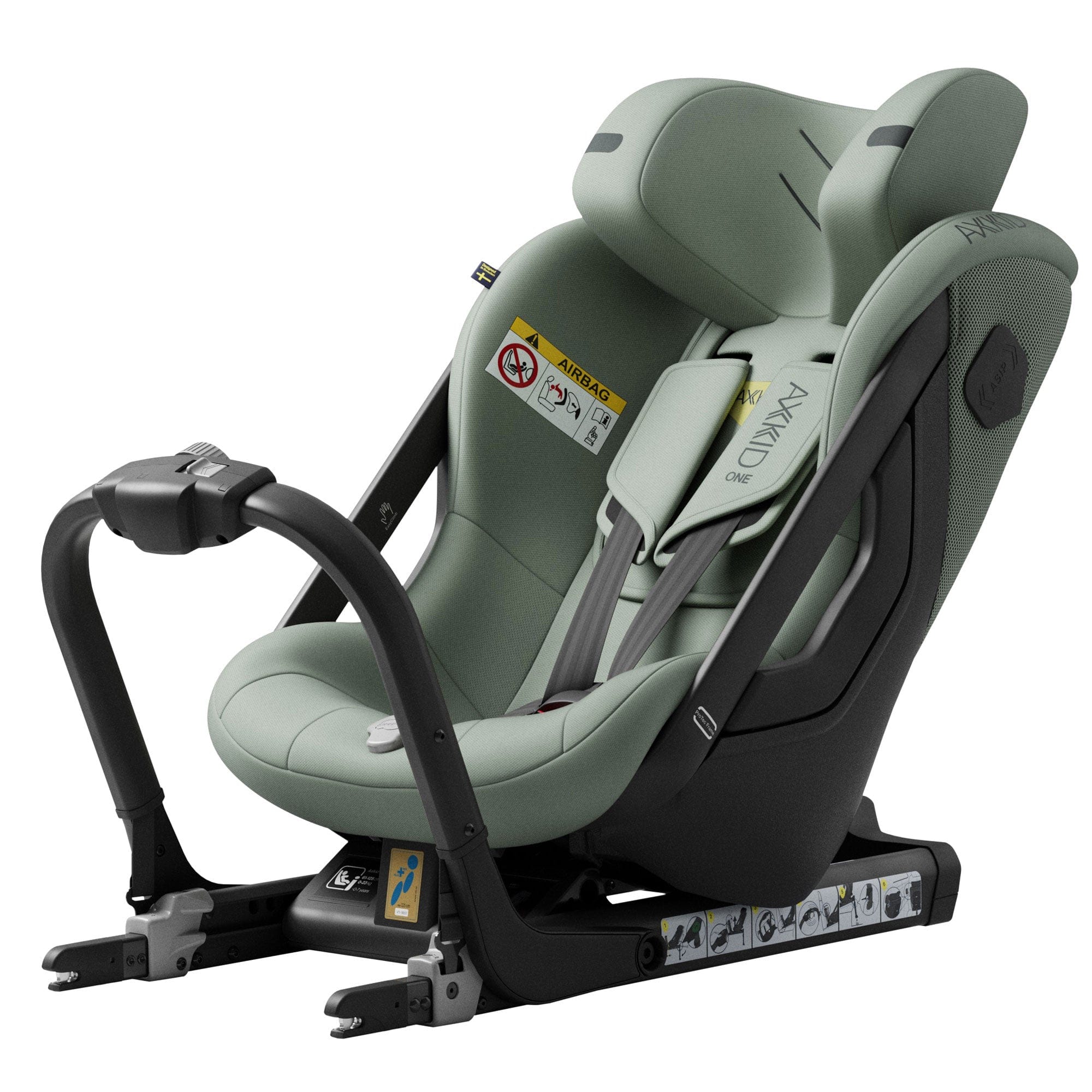 Axkid Extended Rear Facing Car Seats Axkid One 3 in Nordic Bloom Green 25110242