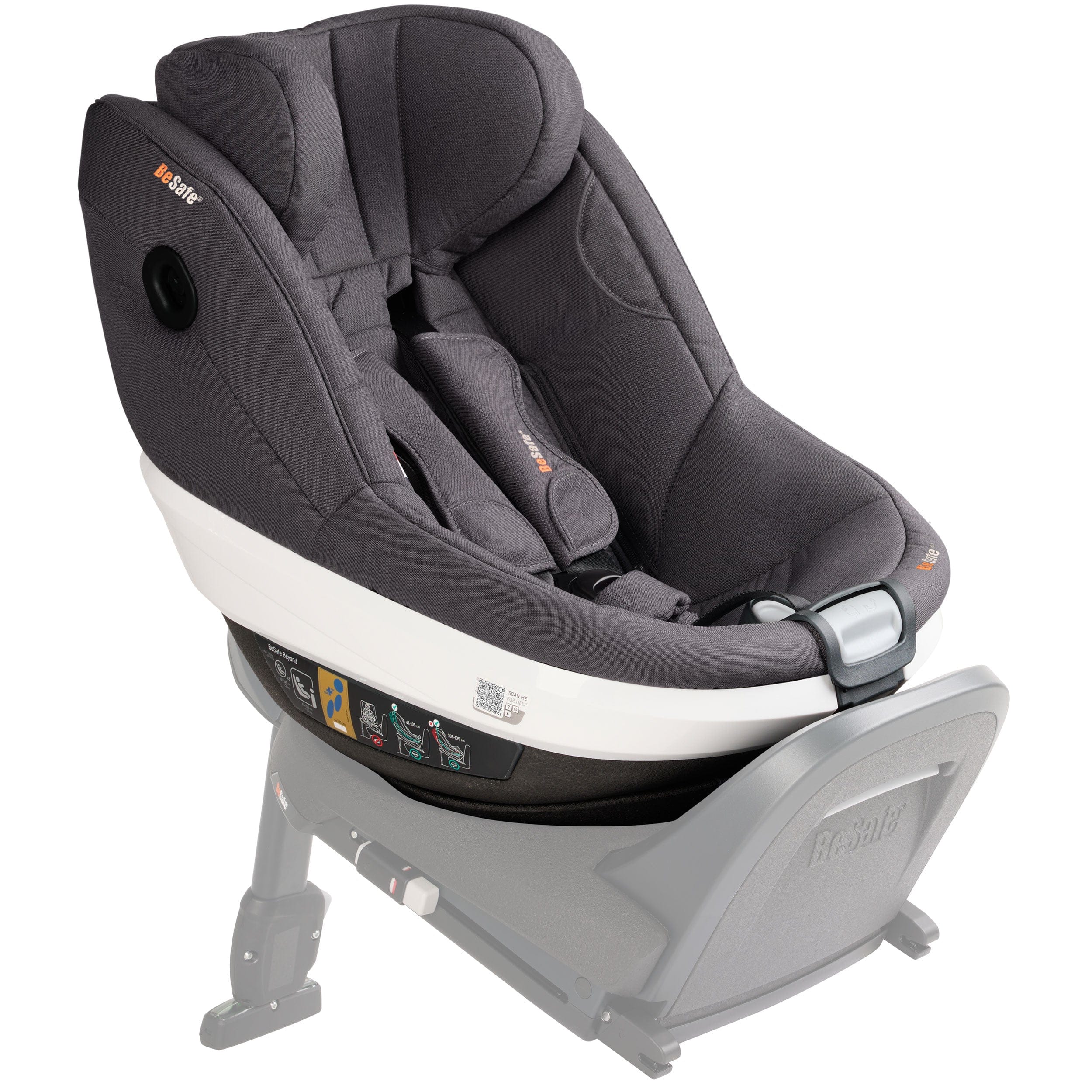 BeSafe combination car seats BeSafe Beyond 360 Car Seat in Dark Grey Melange 1036247-DarkGreyMelange-Std