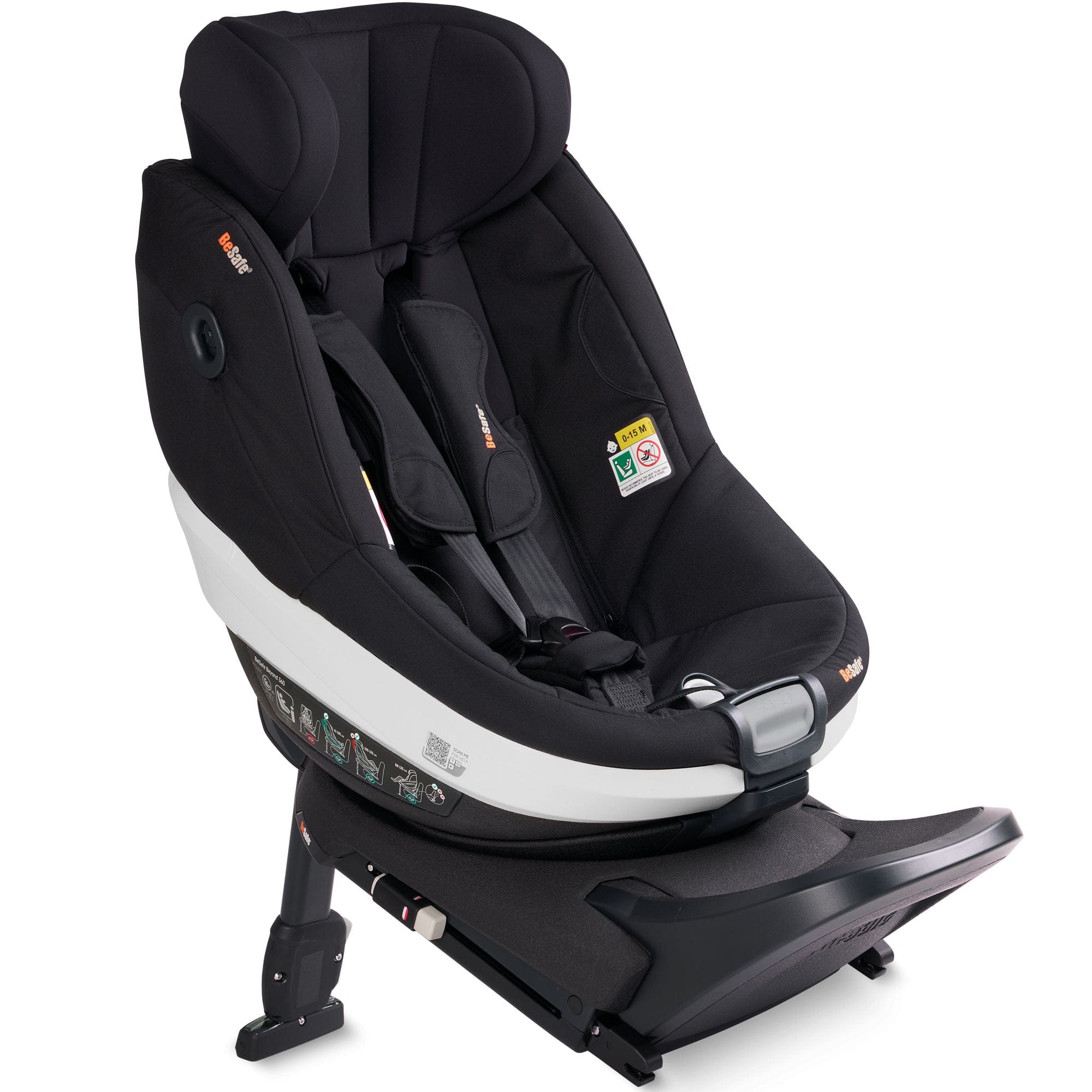 BeSafe Extended Rear Facing Car Seats BeSafe Beyond Complete Bundle (Black Cab) 15496-BLK-CAB