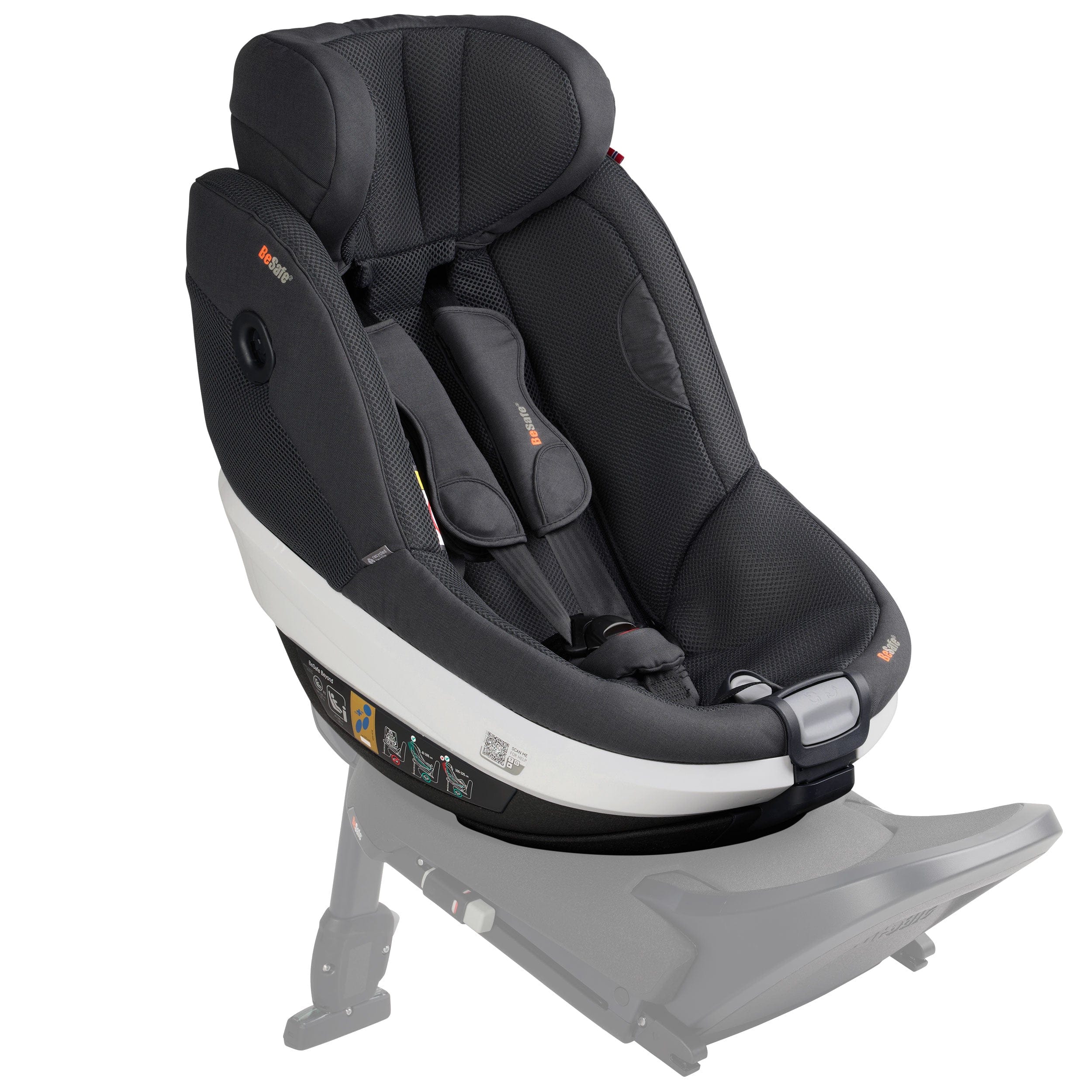 BeSafe rear facing car seats BeSafe Beyond Car Seat in Anthracite Mesh