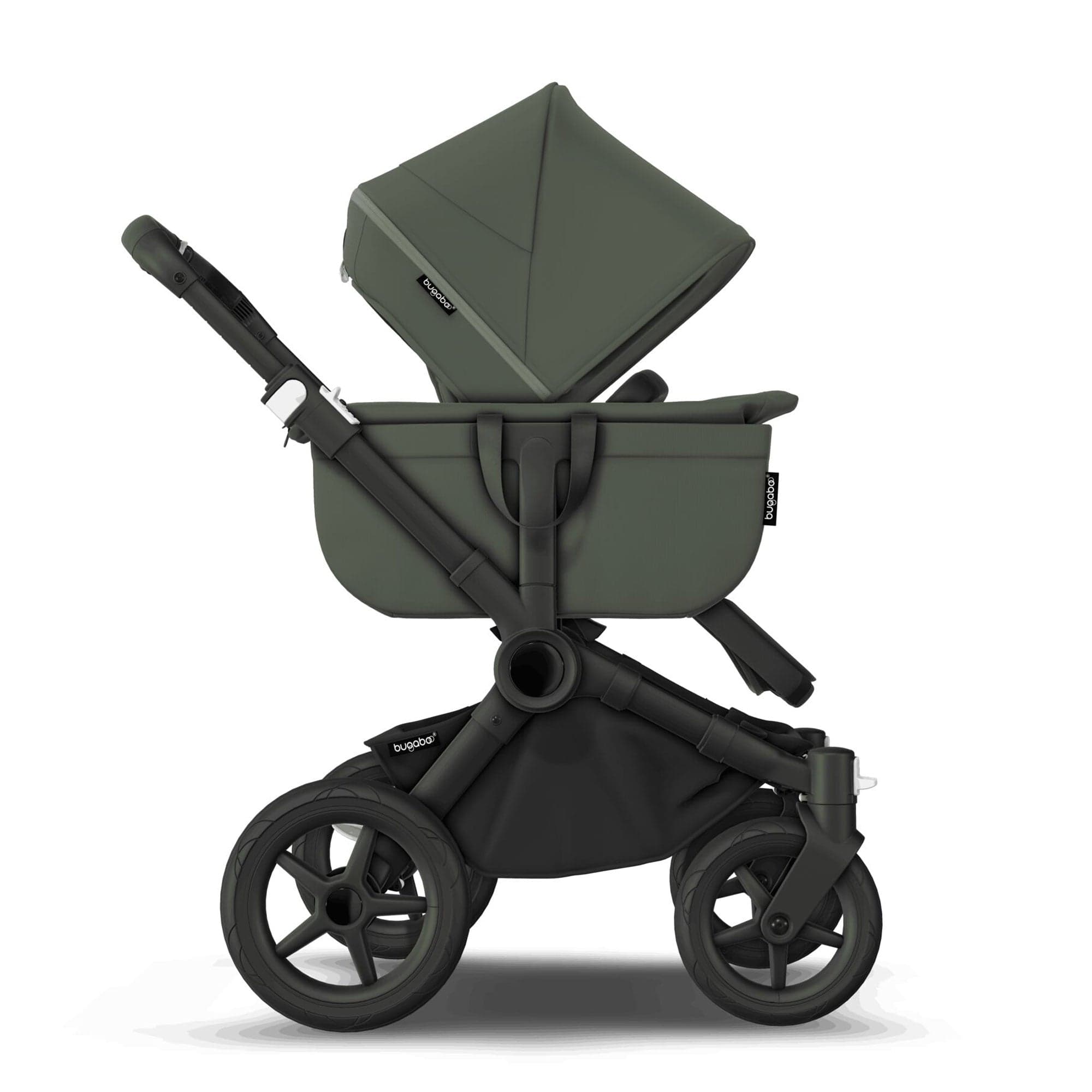 Bugaboo baby prams Bugaboo Donkey 5 Mono Complete in Black/Forest Green 100000008