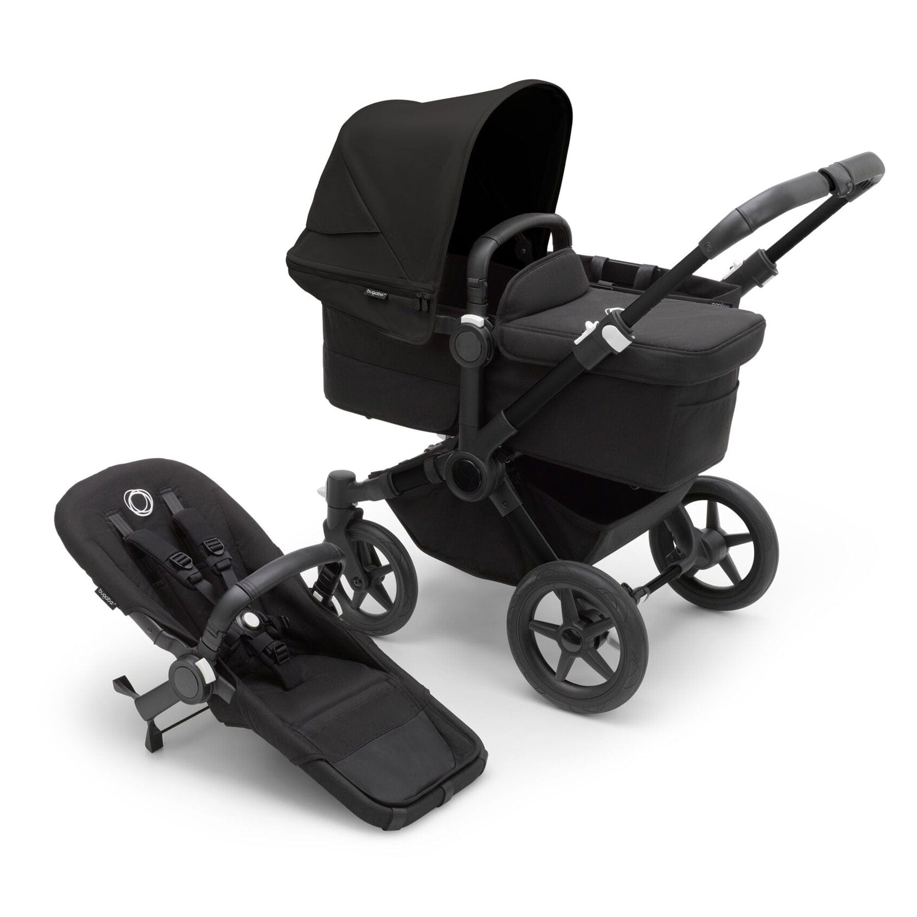 Bugaboo baby prams Bugaboo Donkey 5 Mono Complete in Black/Midnight Black 100000006