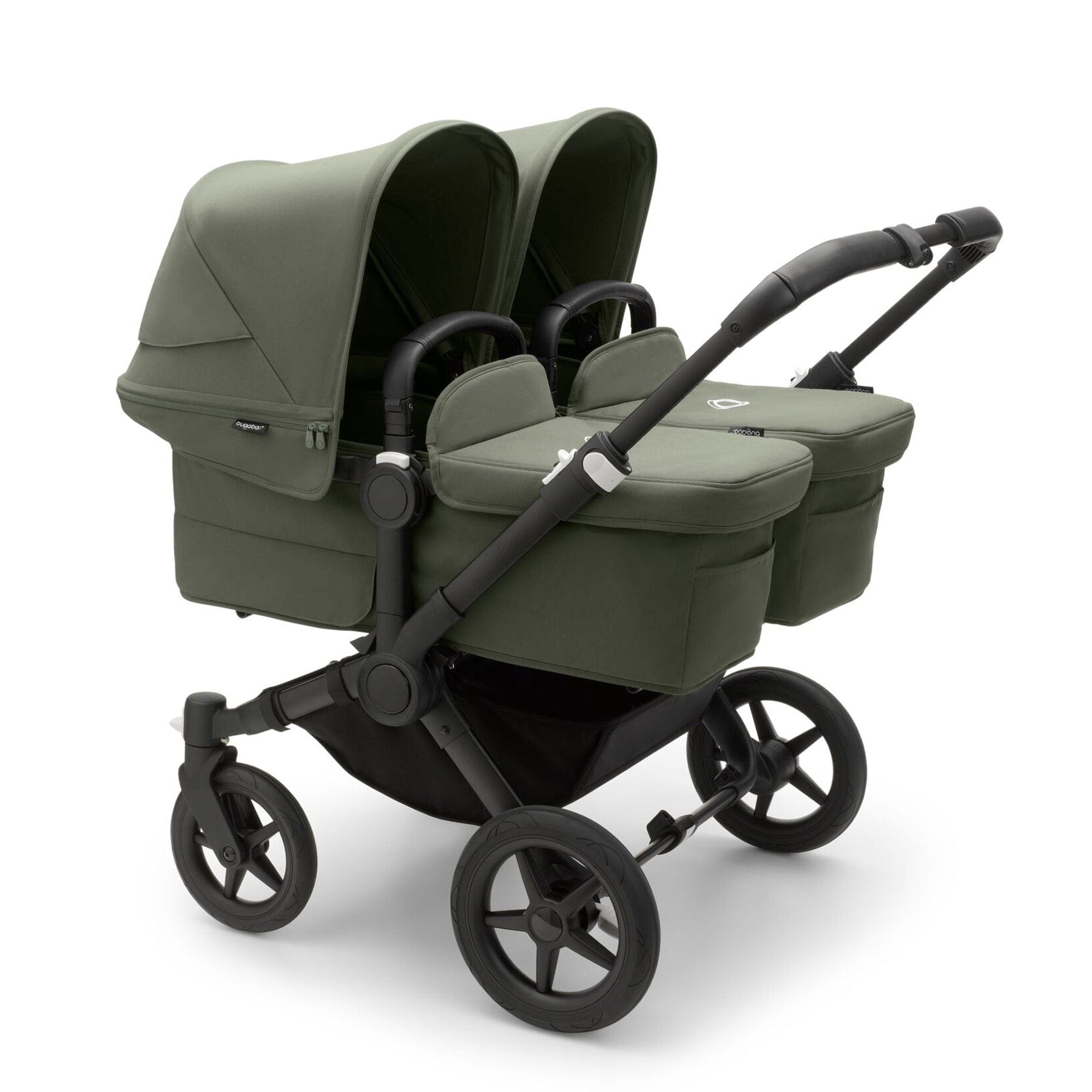 Bugaboo baby prams Bugaboo Donkey 5 Twin Complete Pushchair - Black/Forest Green 100288002