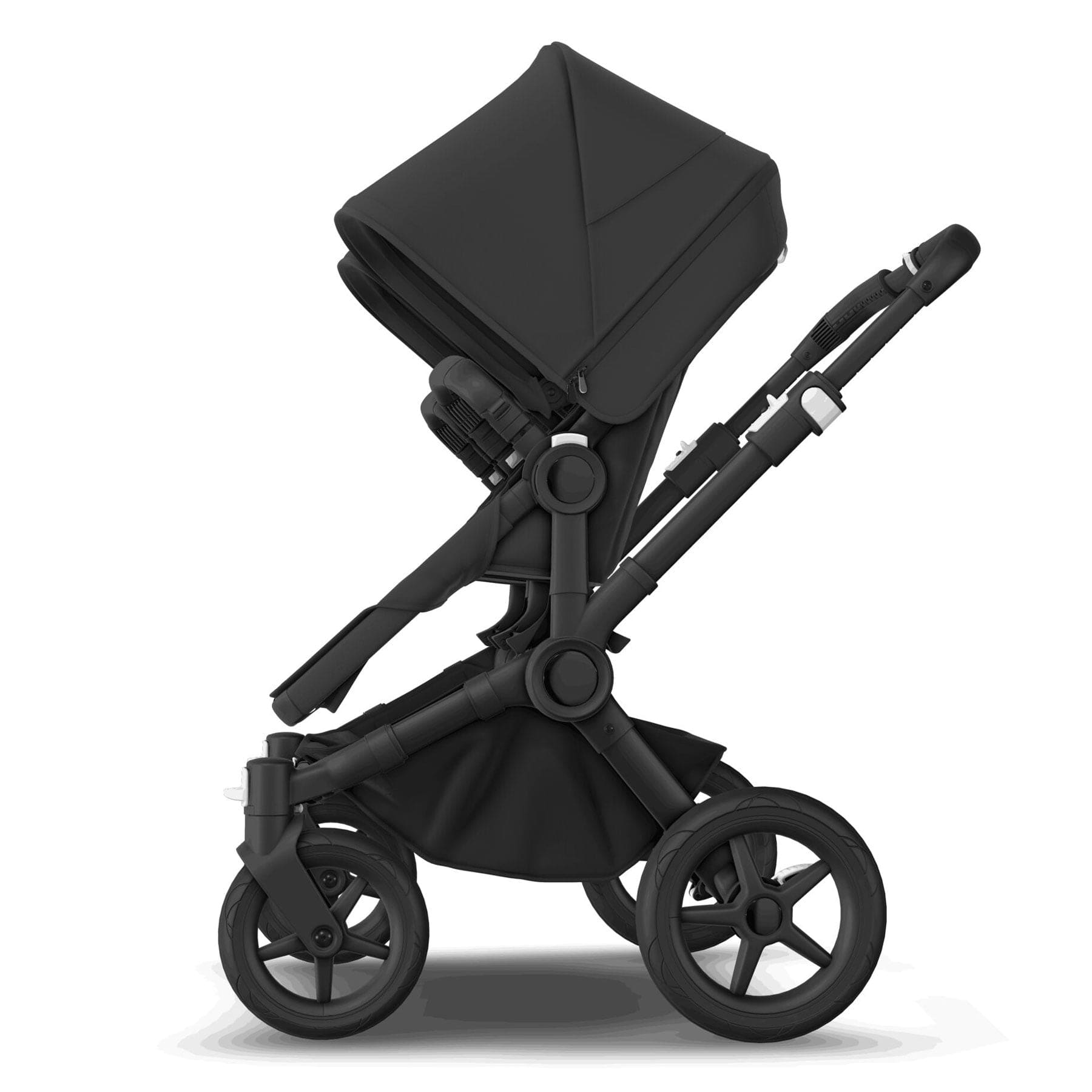 Bugaboo baby prams Bugaboo Donkey 5 Twin Complete Pushchair - Black/Midnight Black 100288004