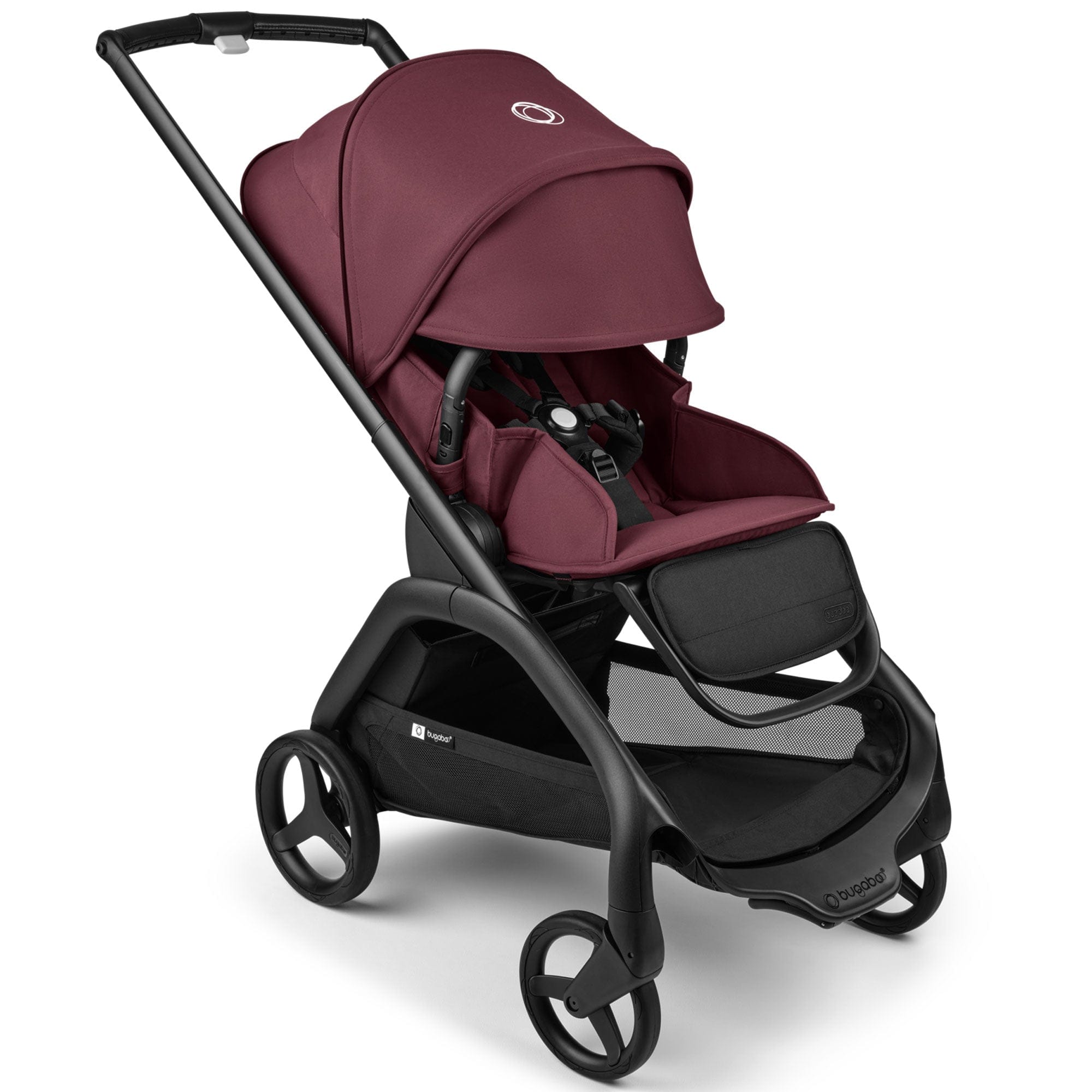 Bugaboo baby prams Bugaboo Dragonfly Complete Pram - Black/Dark Cherry 18318-BLK-DAR-CHE