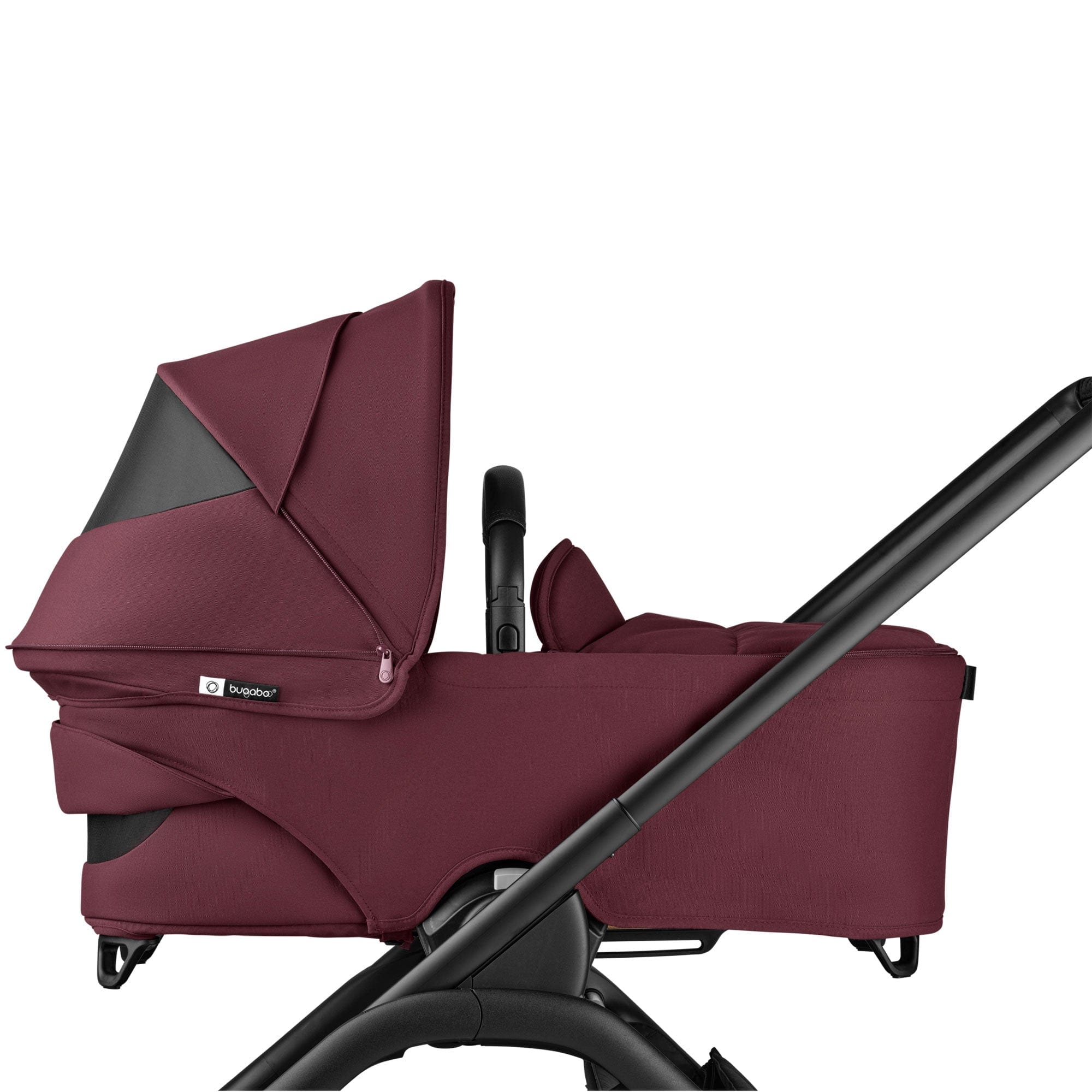 Bugaboo baby prams Bugaboo Dragonfly Complete Pram - Black/Dark Cherry 18318-BLK-DAR-CHE