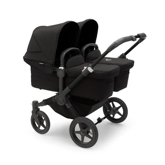 Bugaboo Donkey 5 Twin Complete Cloud T Travel System - Midnight Black