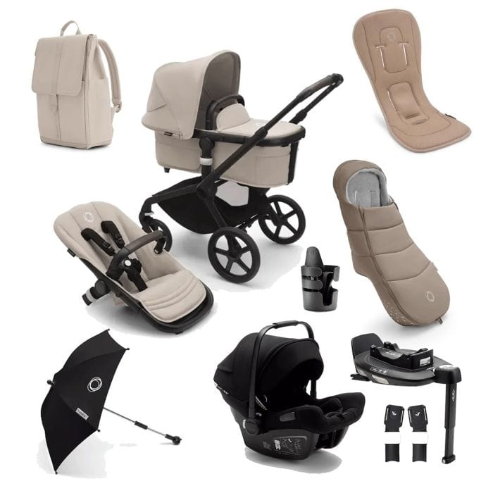 Bugaboo travel systems Bugaboo Fox 5 Ultimate Newborn Bundle - Desert Taupe 16824-TAU-NEW