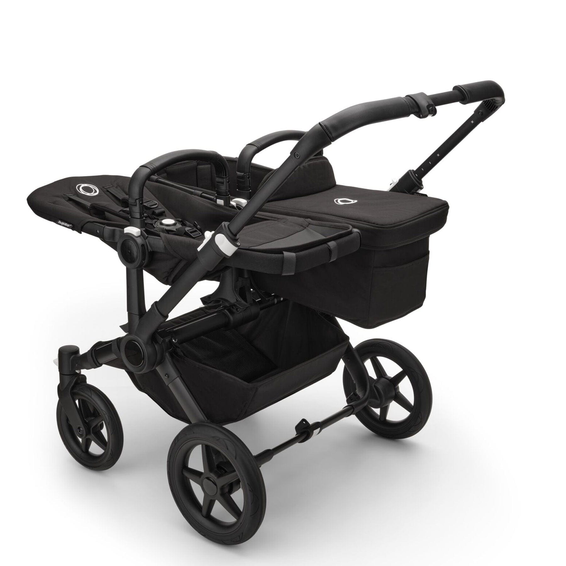 Bugaboo travel systems Bugaboo Donkey 5 Duo Complete Cloud T Travel System - Midnight Black 17676-MID-BLK