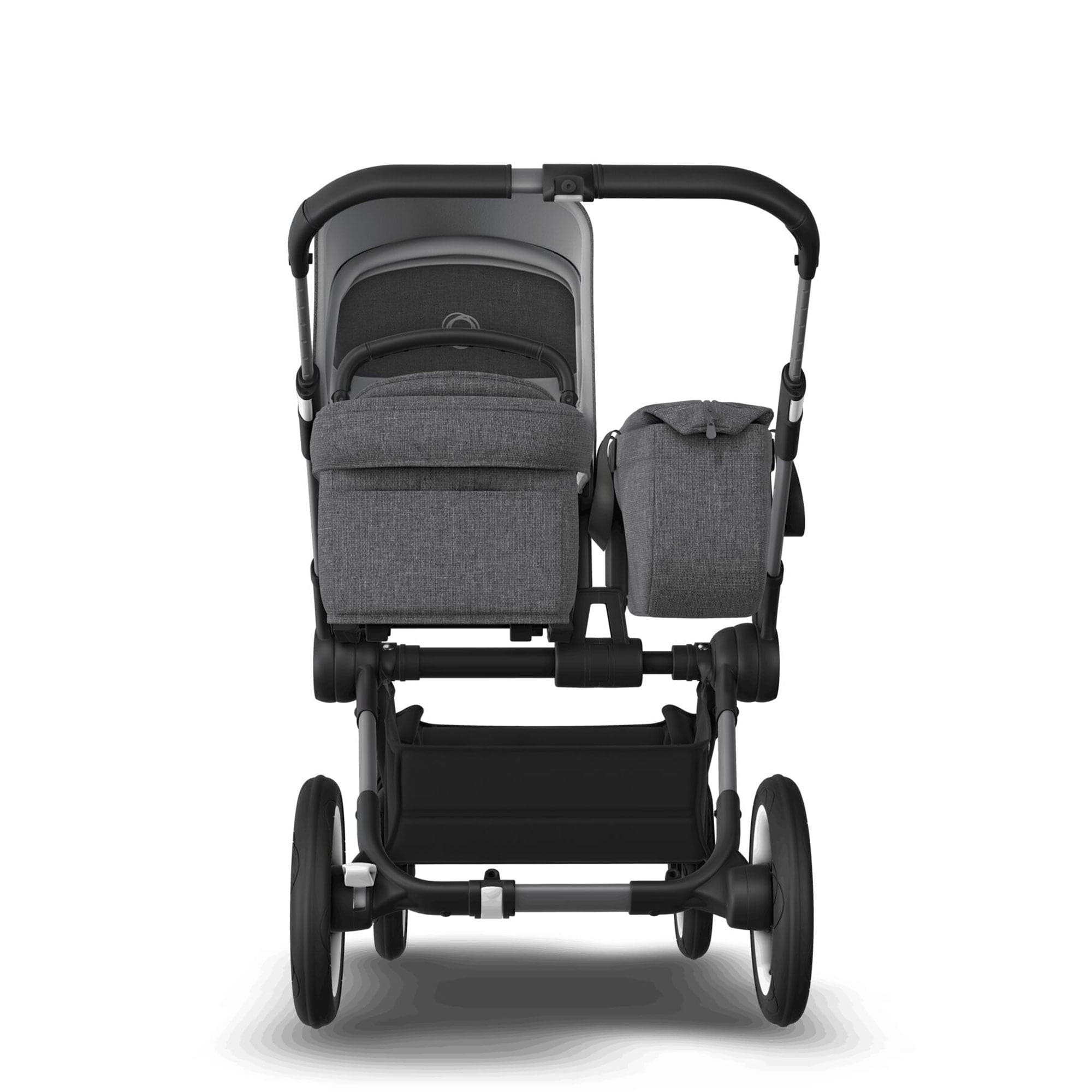 Bugaboo travel systems Bugaboo Donkey 5 Mono Cloud T Travel System - Grey Mélange 17668-GRY-MEL