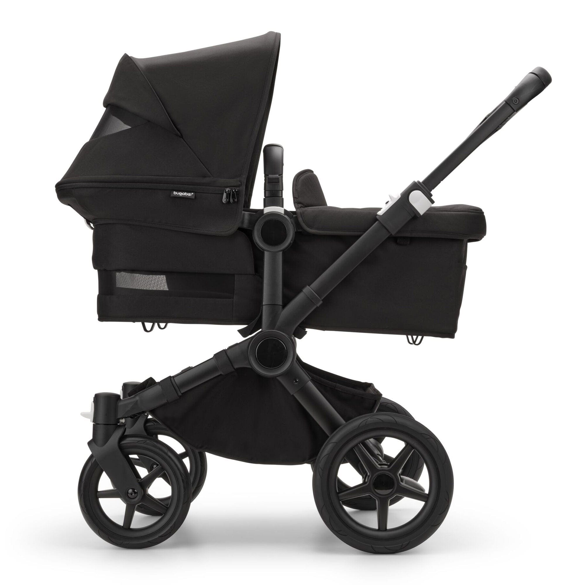 Bugaboo travel systems Bugaboo Donkey 5 Mono Cloud T Travel System - Midnight Black 17668-MID-BLK