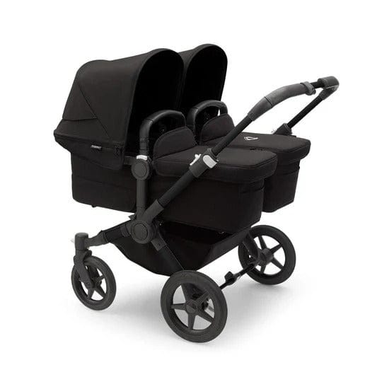 Bugaboo travel systems Bugaboo Donkey 5 Twin Complete Cloud T Travel System - Midnight Black 17686-MID-BLK