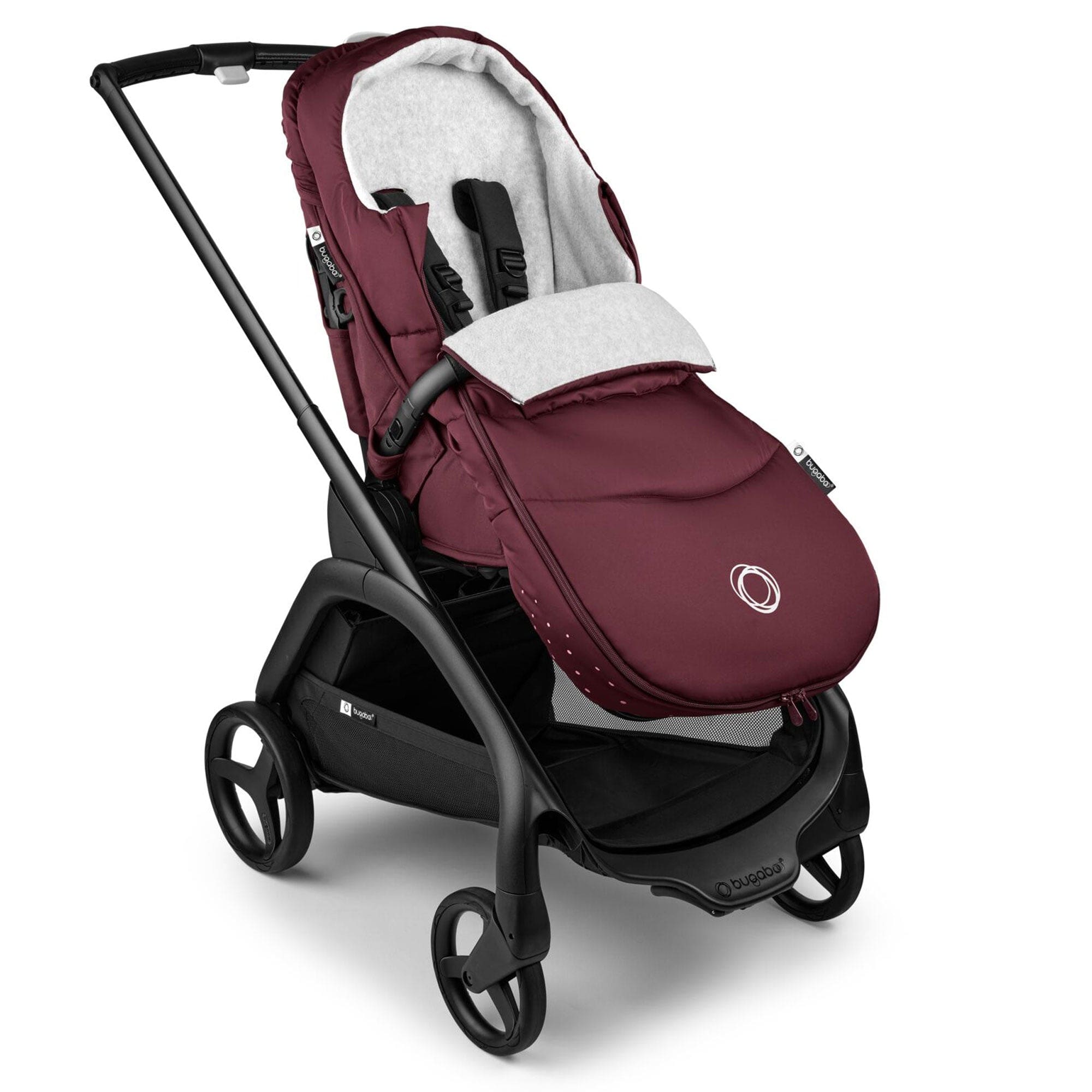 Bugaboo travel systems Bugaboo Dragonfly Ultimate Bundle - Black/Dark Cherry 18323-BLK-DAR-CHE