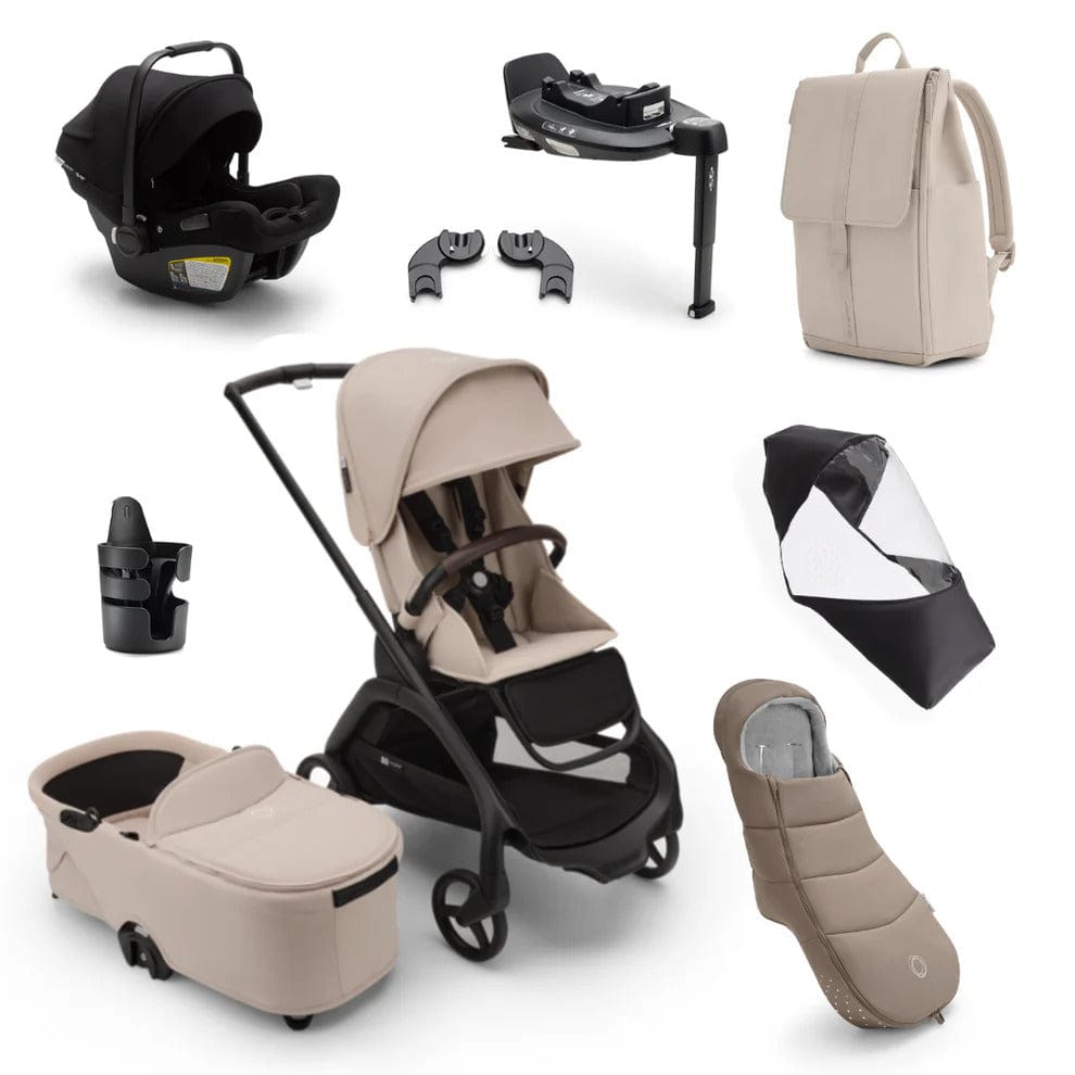 Bugaboo Travel Systems Bugaboo Dragonfly Ultimate Bundle - Black/Desert Taupe 13813-BLK-DES-TAU