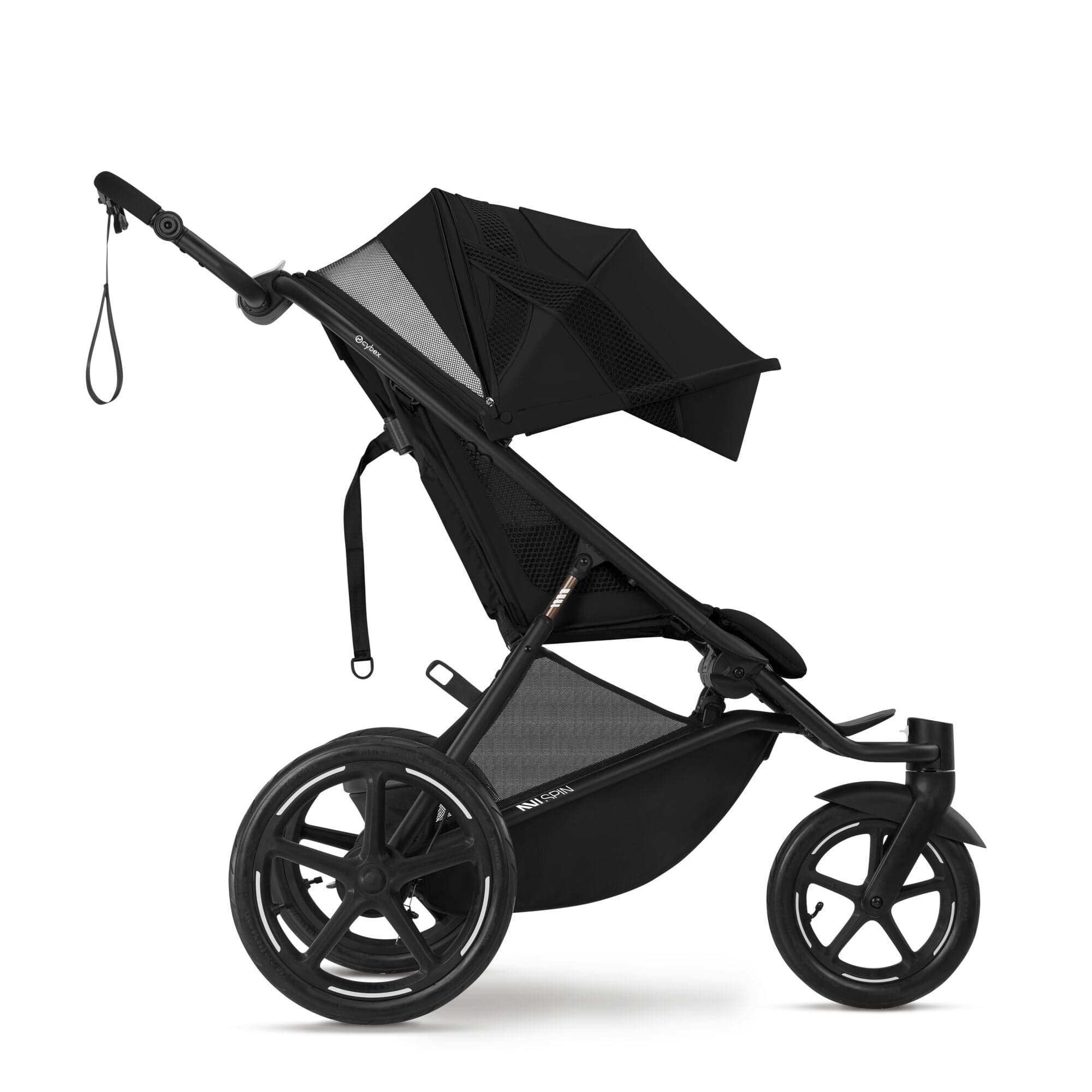 Cybex 3 wheel pushchairs Cybex Avi Spin - Moon Black 524000613