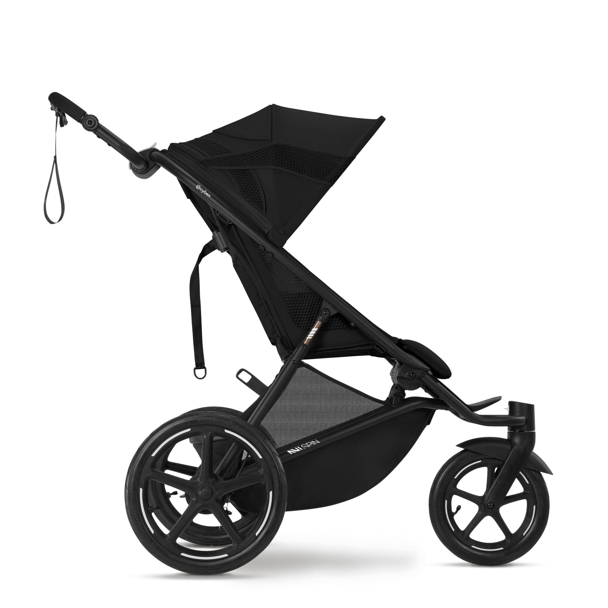 Cybex 3 wheel pushchairs Cybex Avi Spin - Moon Black 524000613