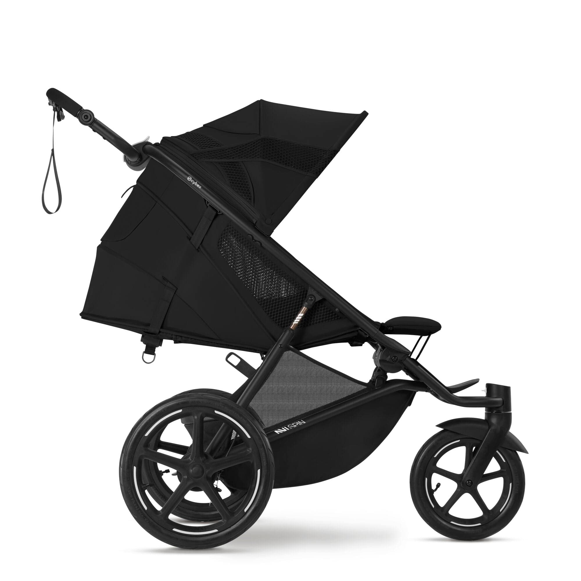 Cybex 3 wheel pushchairs Cybex Avi Spin - Moon Black 524000613