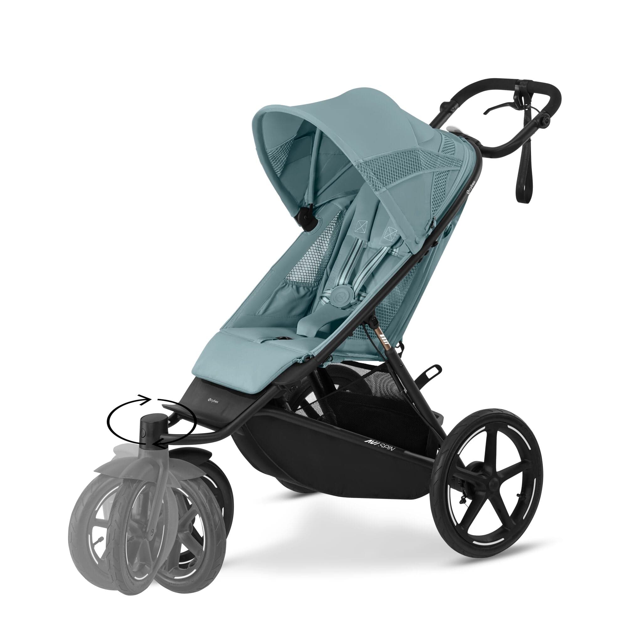 Cybex 3 wheel pushchairs Cybex Avi Spin - Stormy Blue 524000629