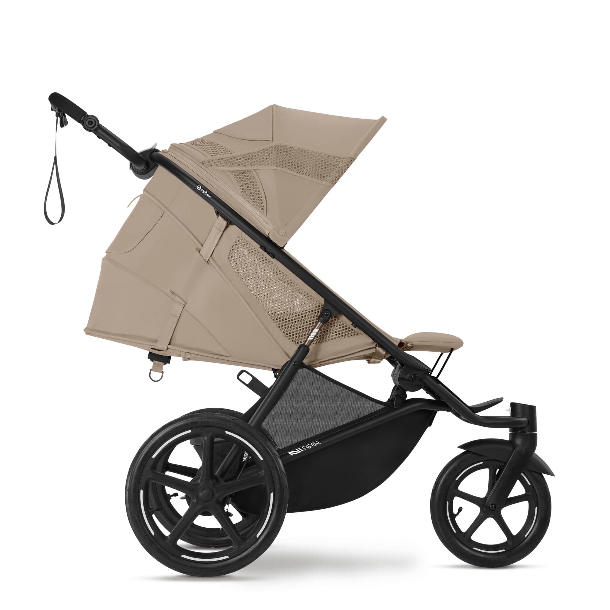 Cybex 3 Wheeler Pushchair Bundles Cybex Avi Spin Luxury Kit - Almond Beige