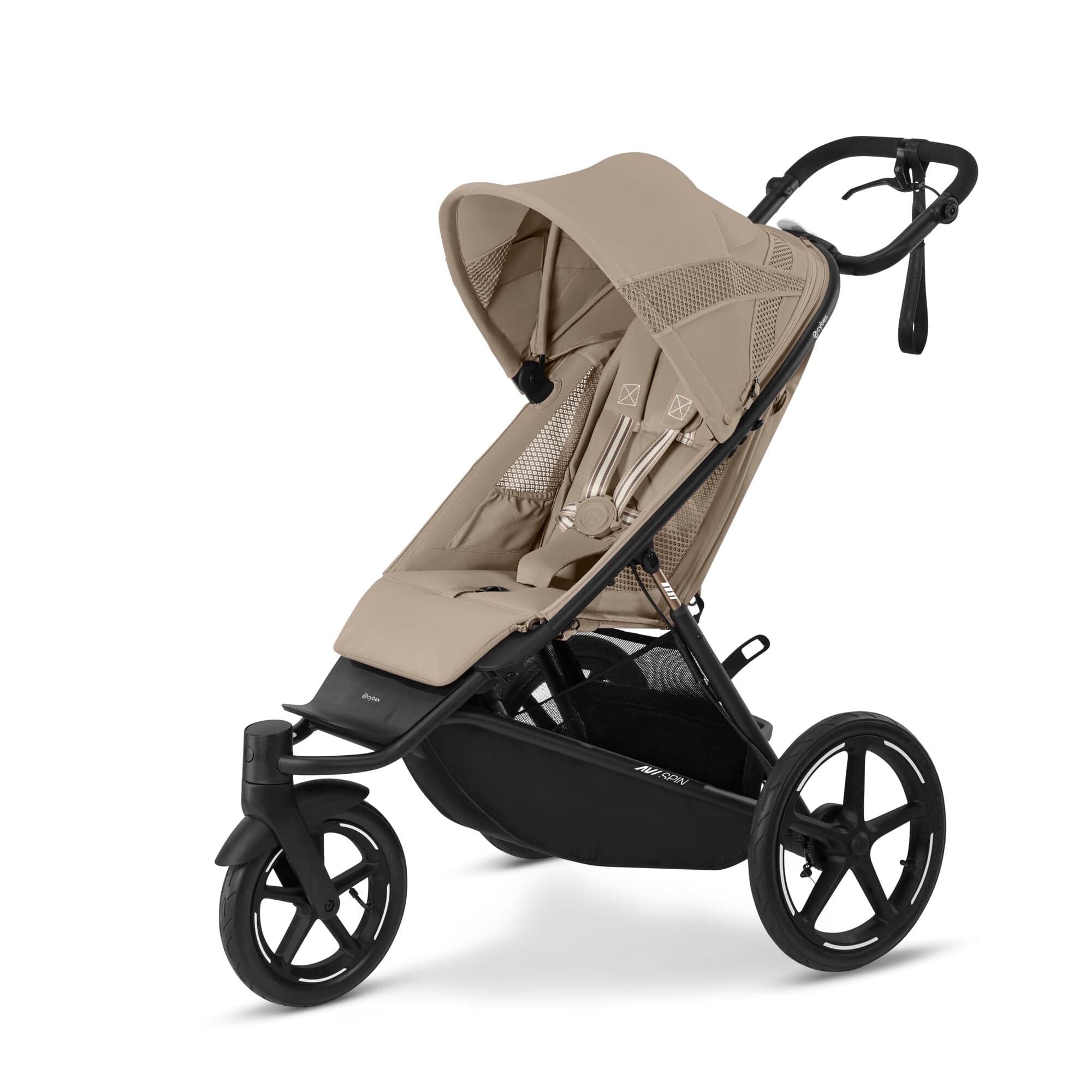 Cybex 3 Wheeler Pushchair Bundles Cybex Avi Spin Luxury Kit - Almond Beige