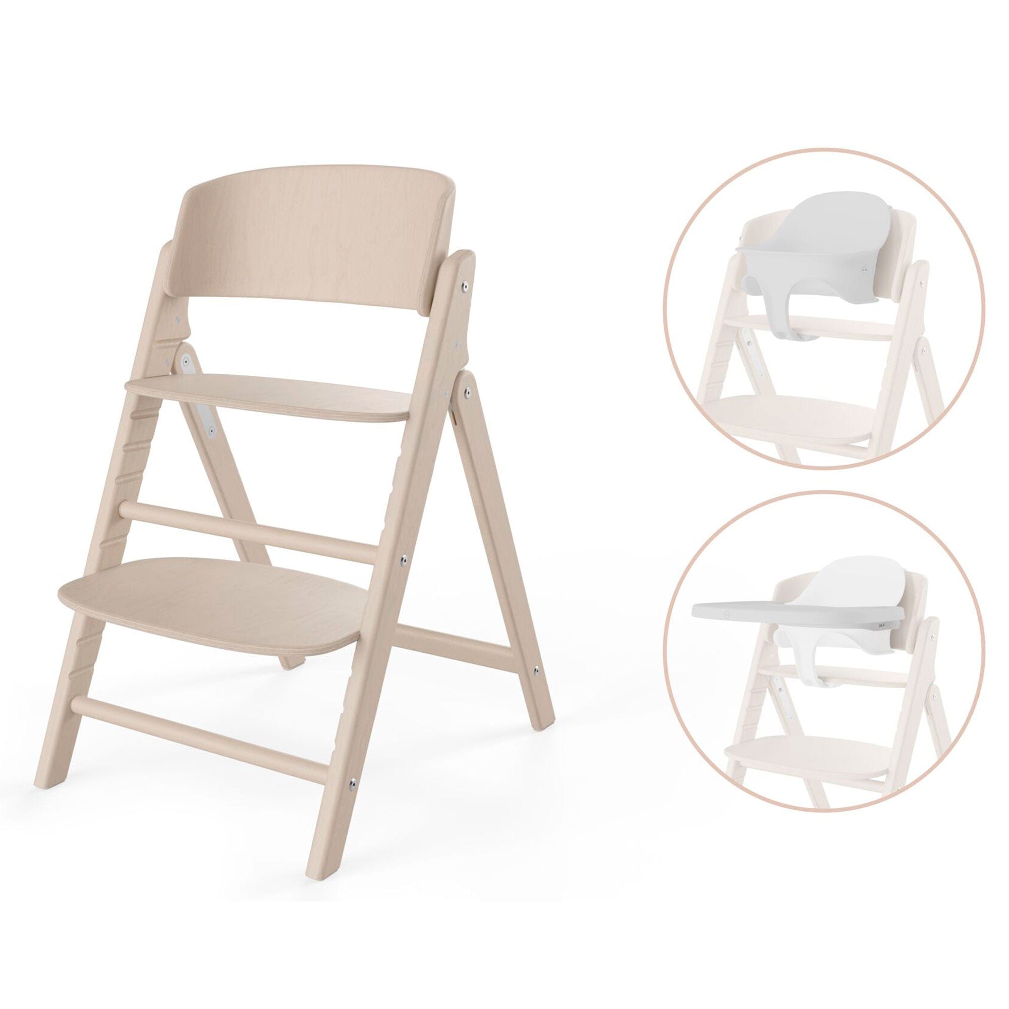 Cybex baby highchairs Cybex Click & Fold 3in1 High Chair - All Natural 524000821