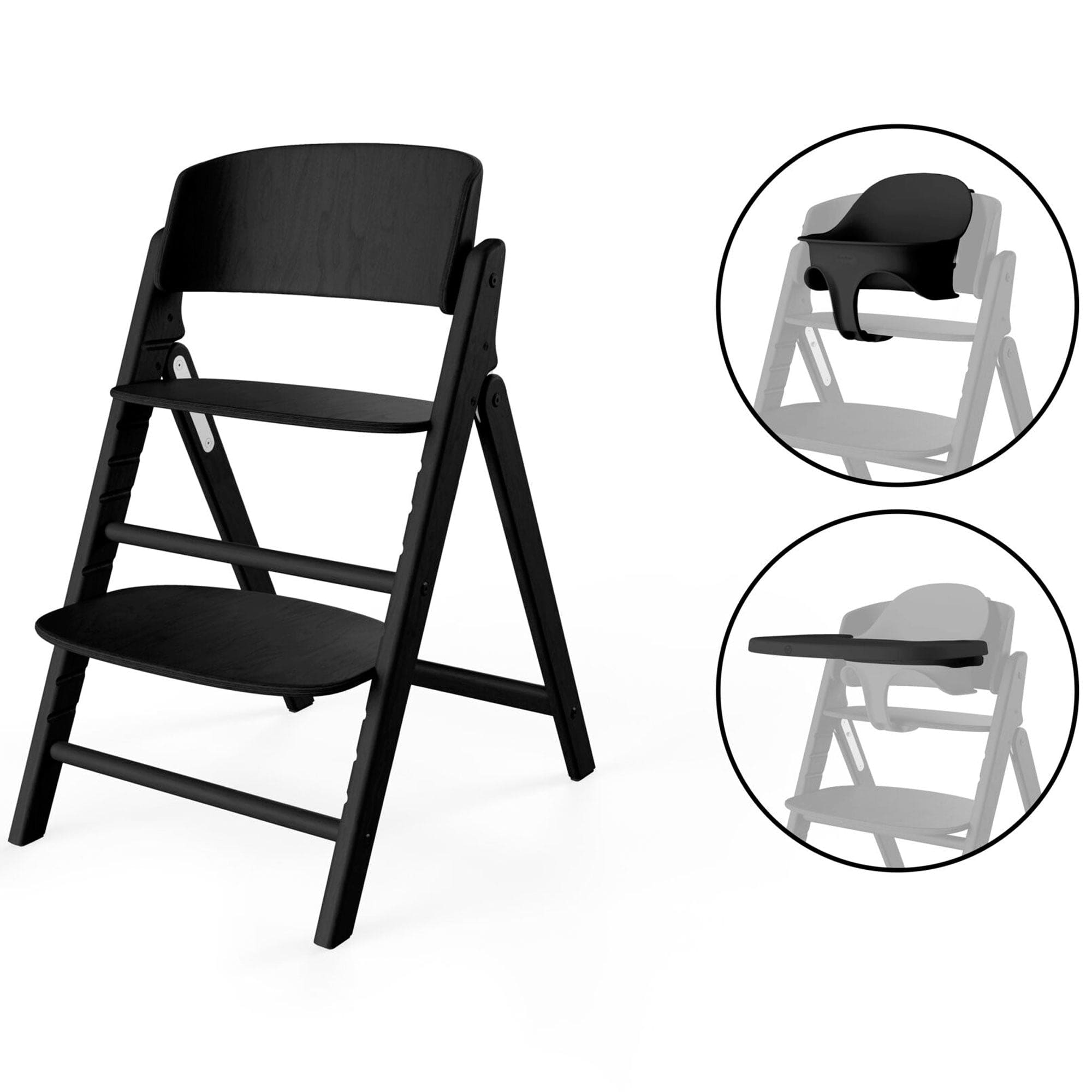 Cybex baby highchairs Cybex Click & Fold 3in1 High Chair - Stunning Black 524000797