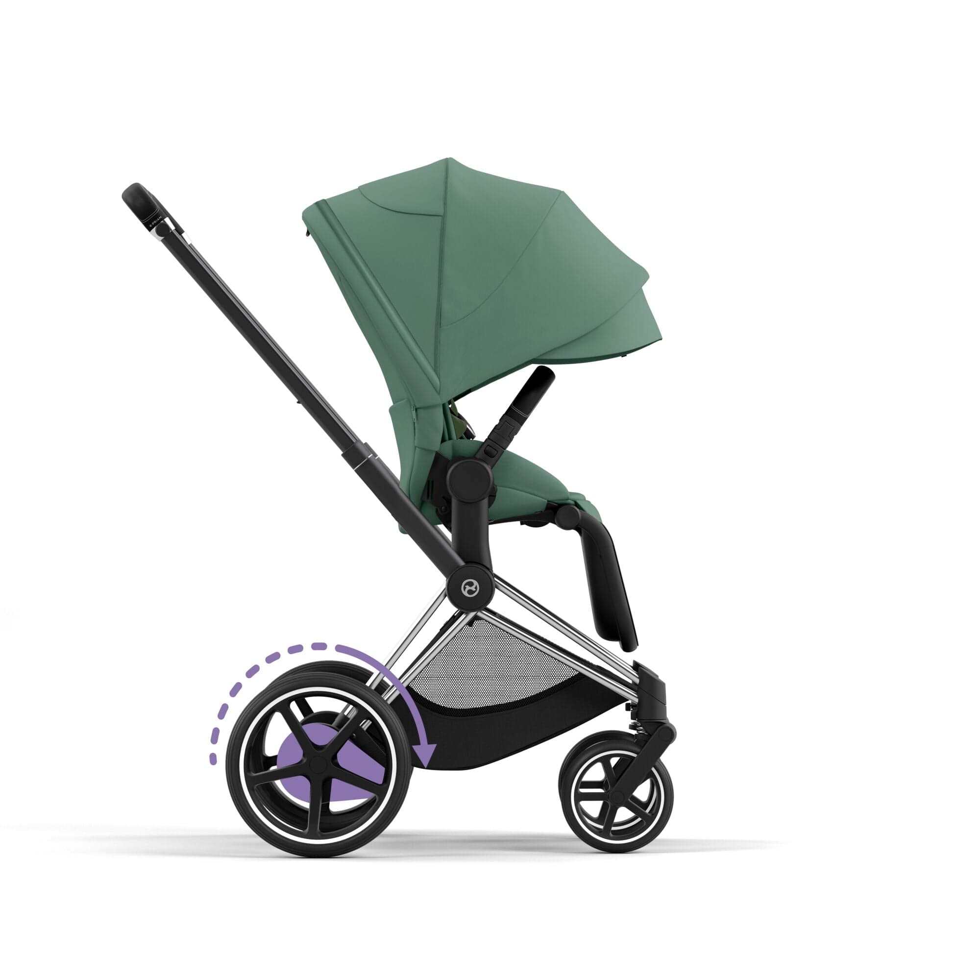 Cybex Baby Prams Cybex e-Priam Pram - Leaf Green