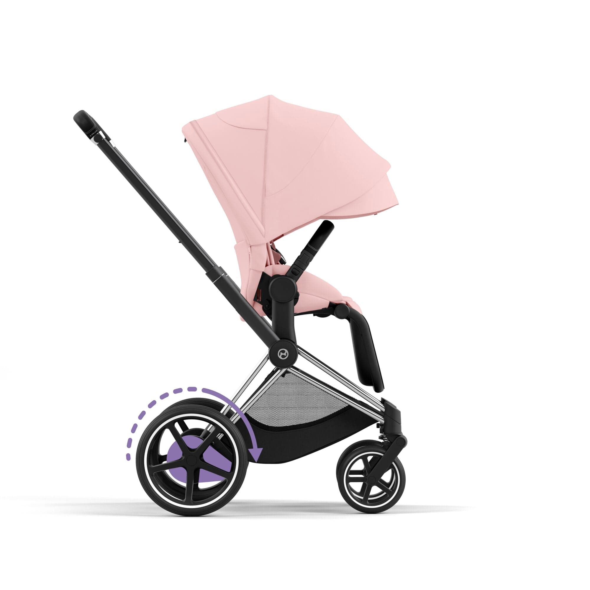 Cybex Baby Prams Cybex e-Priam Pram - Peach Pink