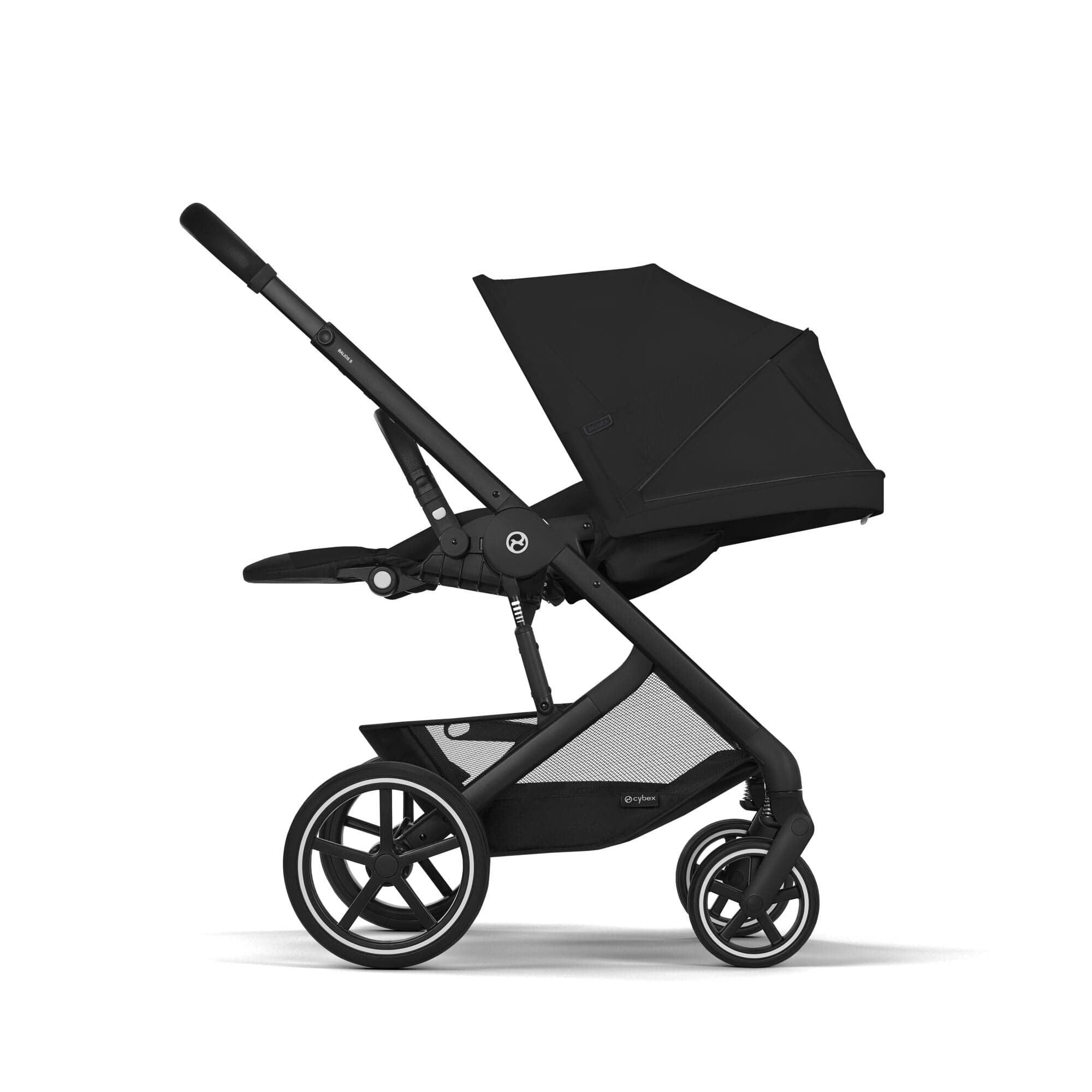 Cybex baby prams Cybex Balios S Lux Essential Bundle - Black/Moon Black