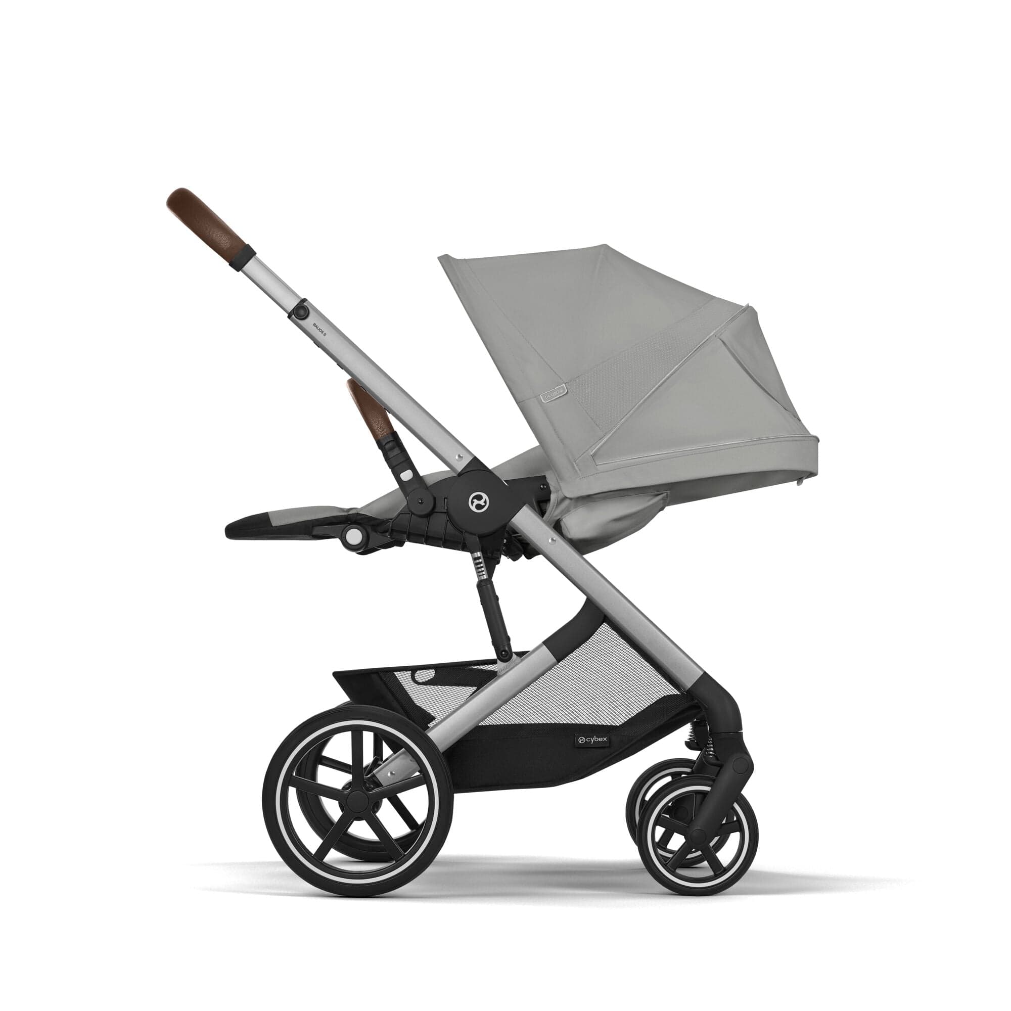 Cybex baby prams Cybex Balios S Lux Essential Bundle - Silver/Stone Grey