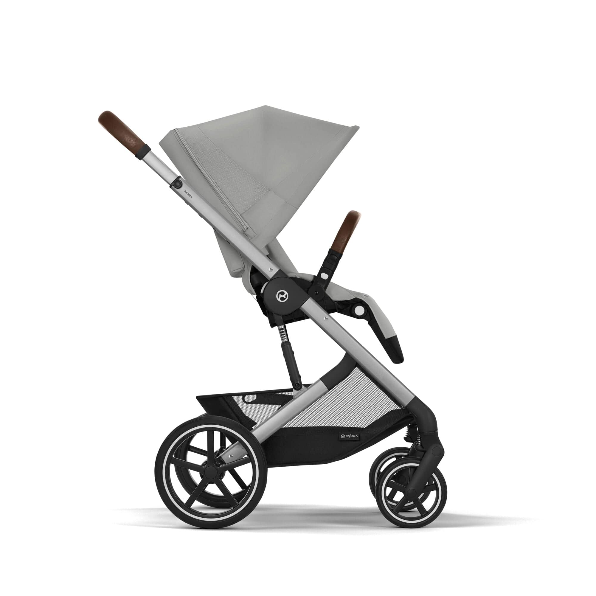 Cybex baby prams Cybex Balios S Lux Essential Bundle - Silver/Stone Grey