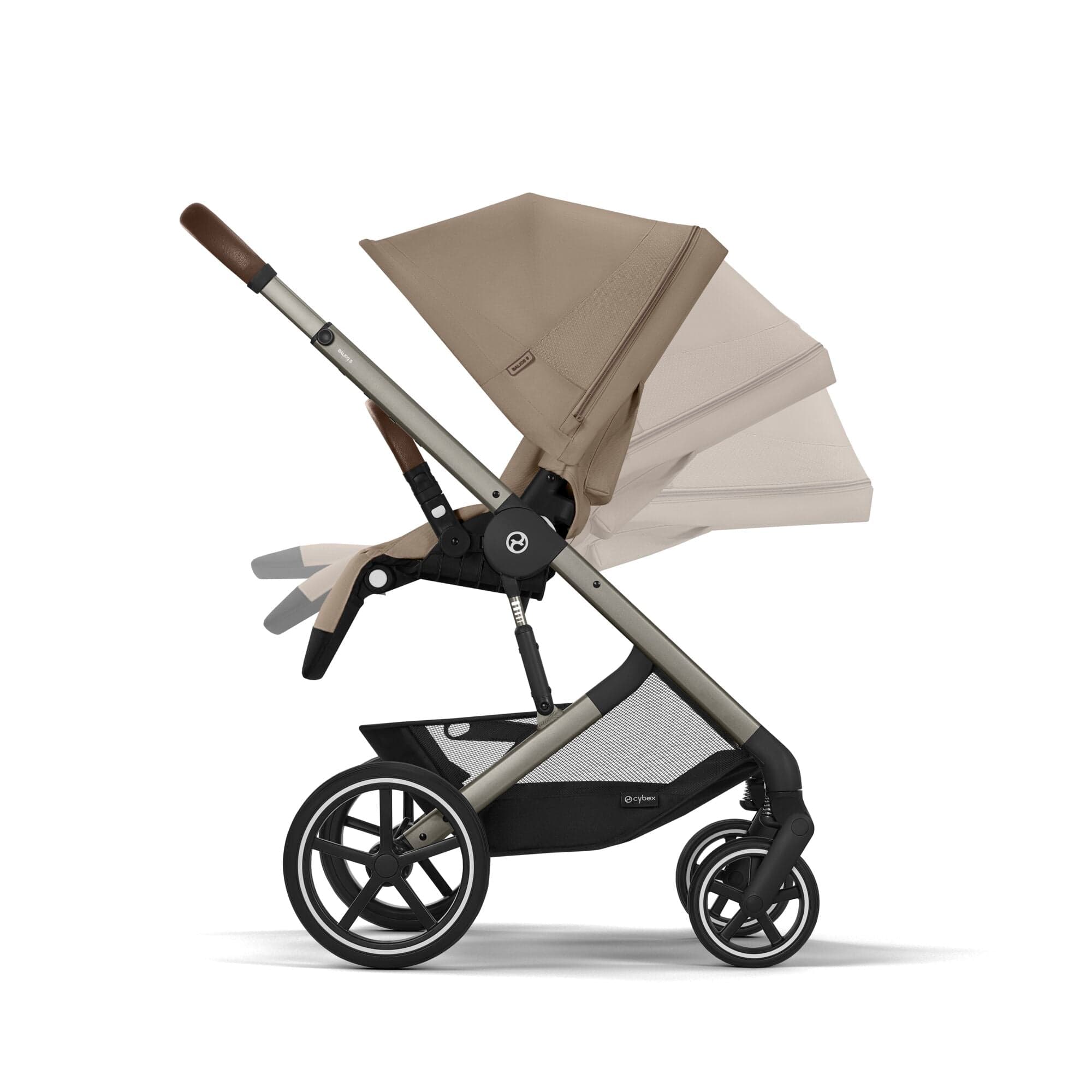 Cybex baby prams Cybex Balios S Lux Essential Bundle - Taupe/Almond Beige