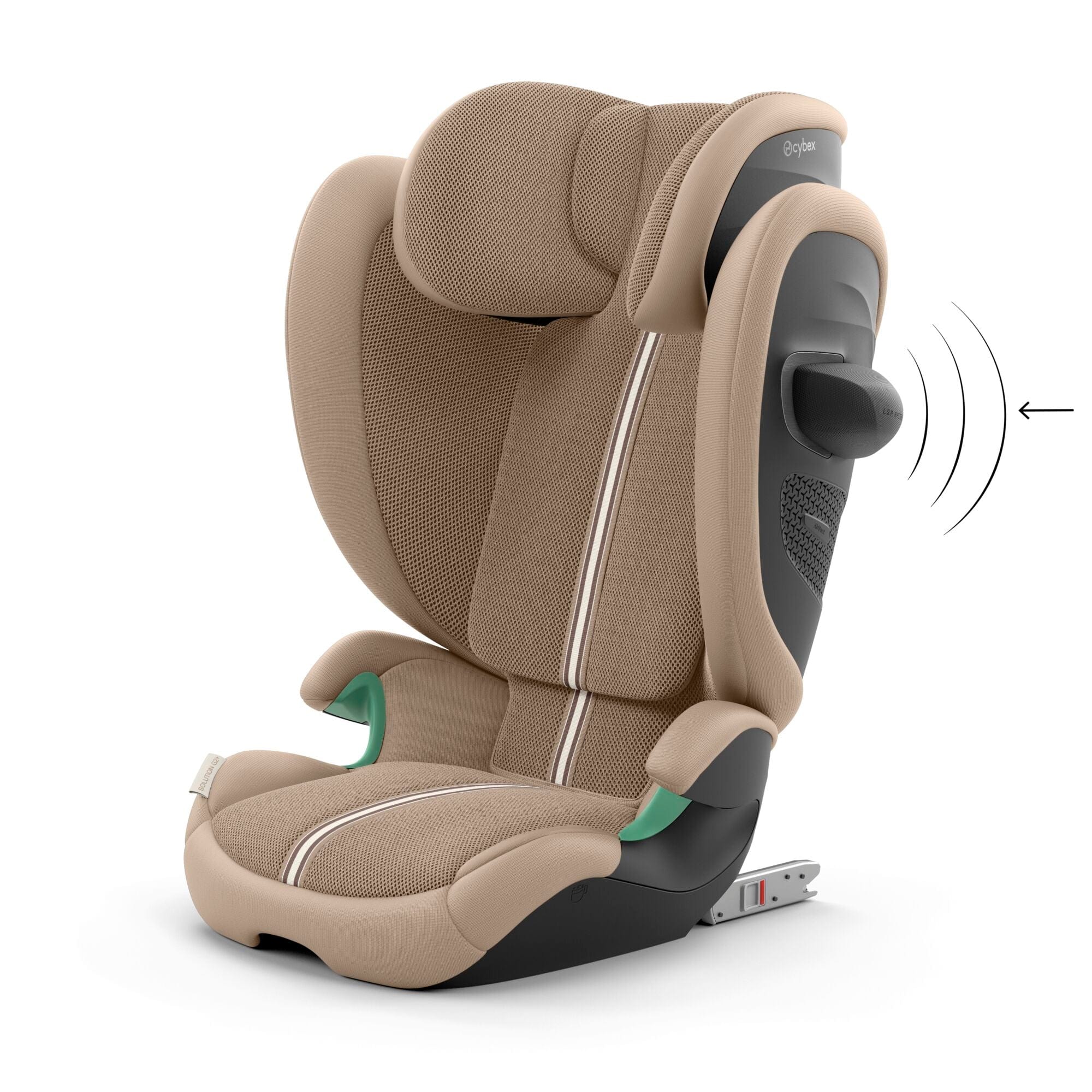 Cybex highback booster seats Cybex Solution G2 Plus i-Fix Highback Booster Almond Beige 524000685