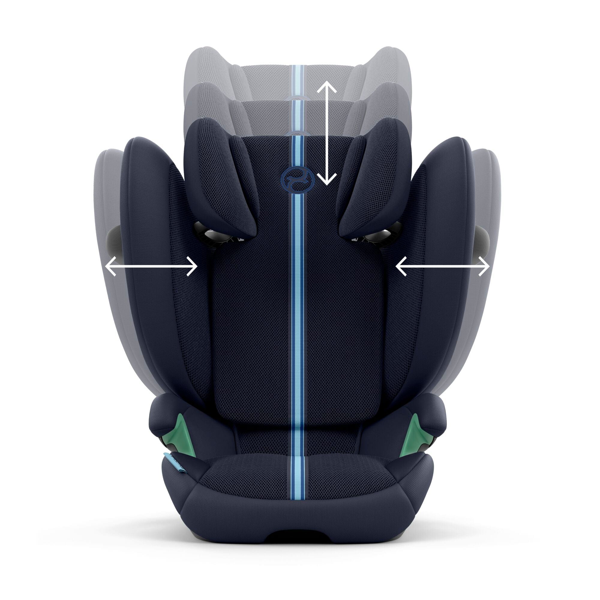 Cybex highback booster seats Cybex Solution G2 Plus i-Fix Highback Booster Ocean Blue 524000673