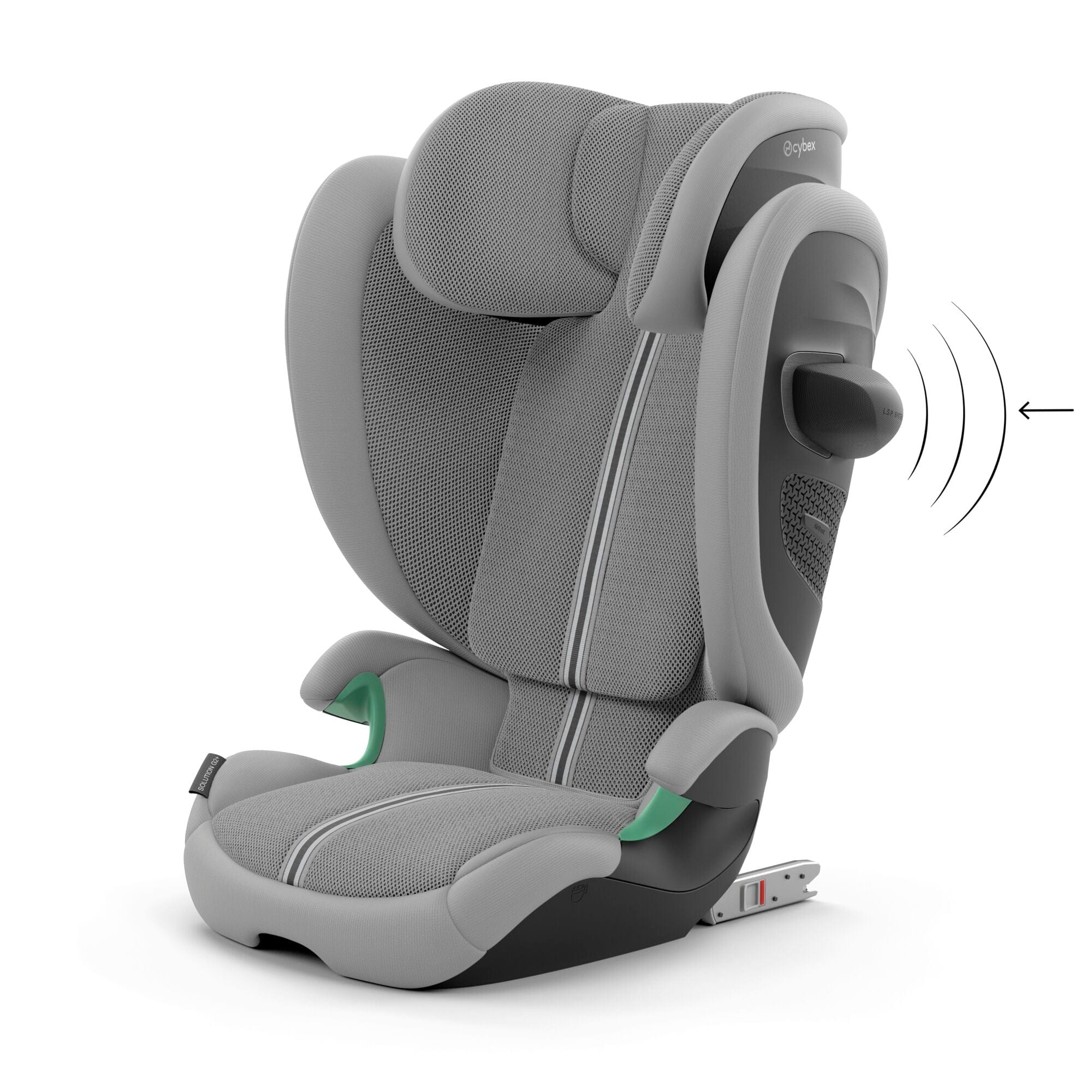 Cybex highback booster seats Cybex Solution G2 Plus i-Fix Highback Booster Stone Grey 524000667