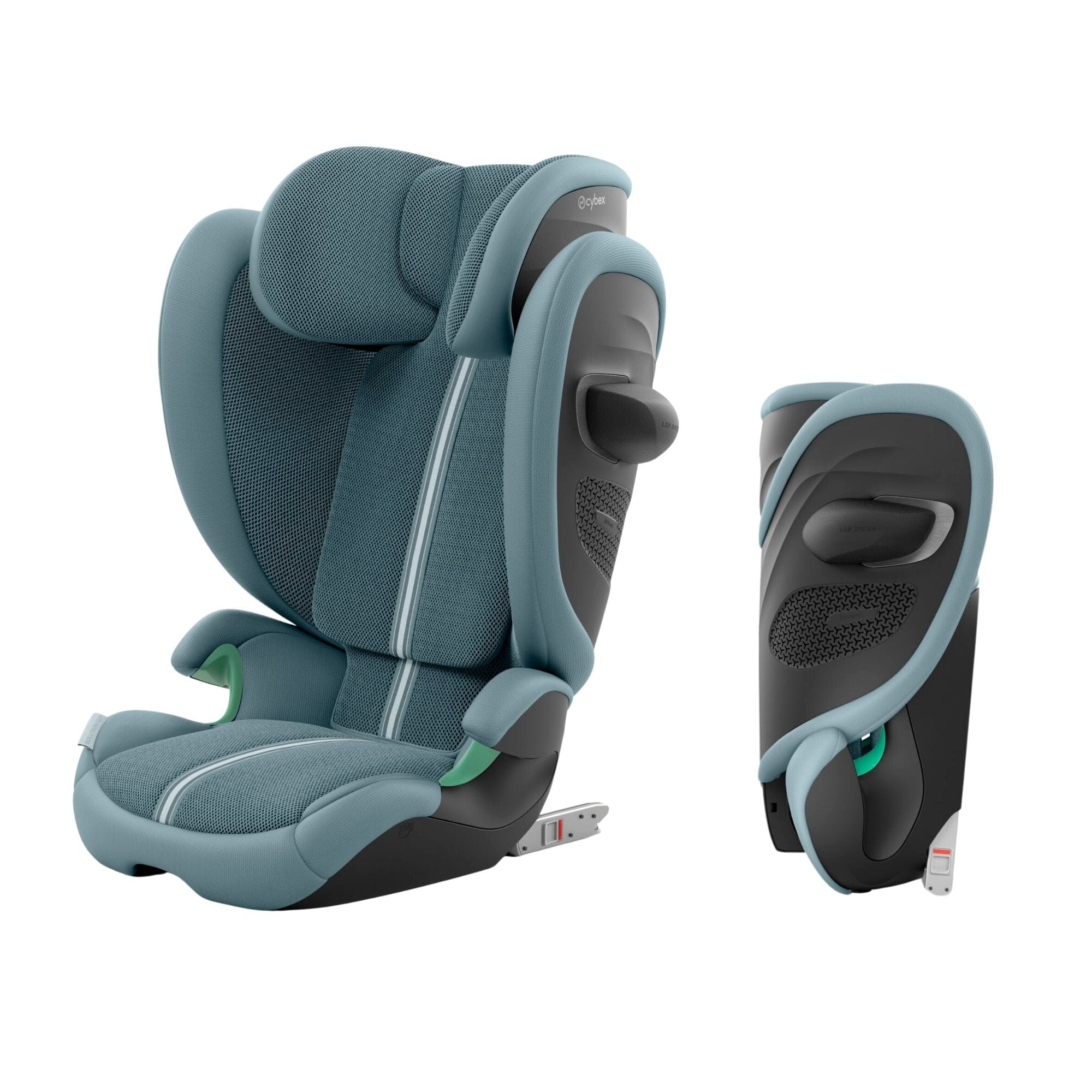 Cybex highback booster seats Cybex Solution G2 Plus i-Fix Highback Booster Stormy Blue 524000679