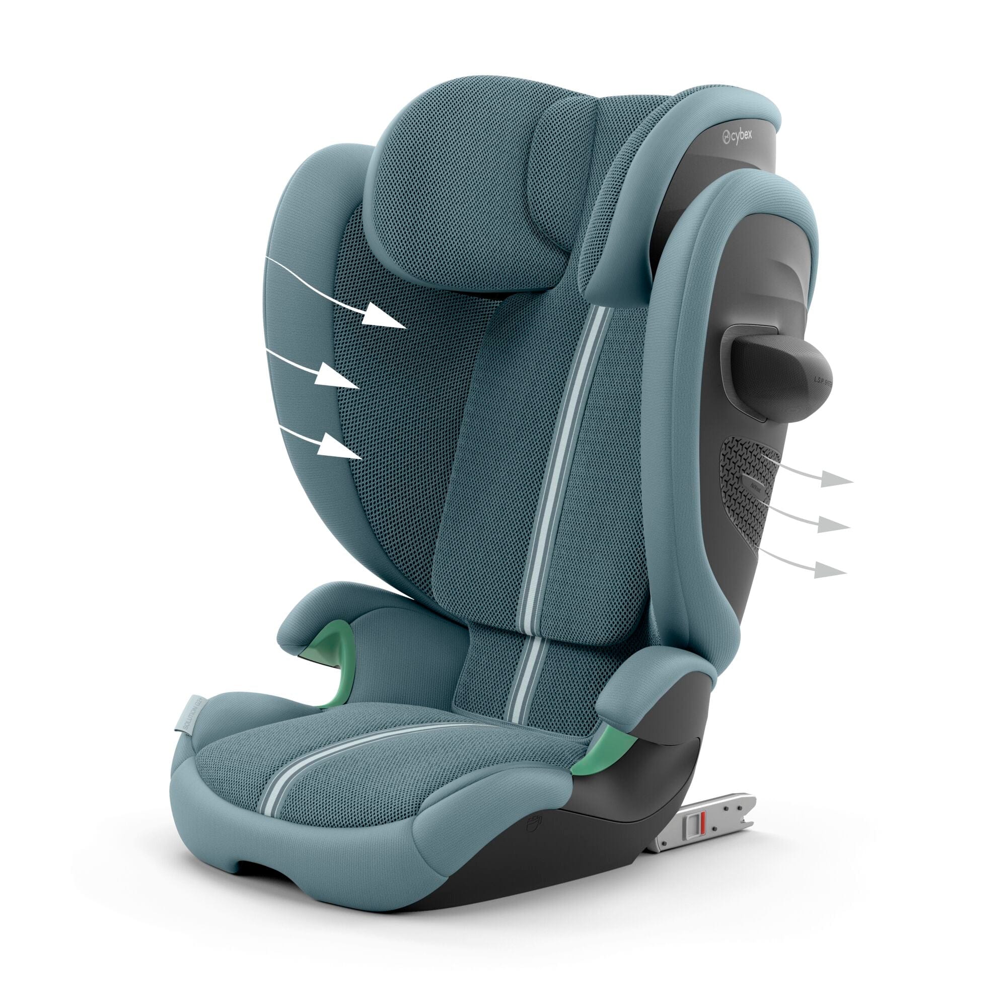 Cybex highback booster seats Cybex Solution G2 Plus i-Fix Highback Booster Stormy Blue 524000679