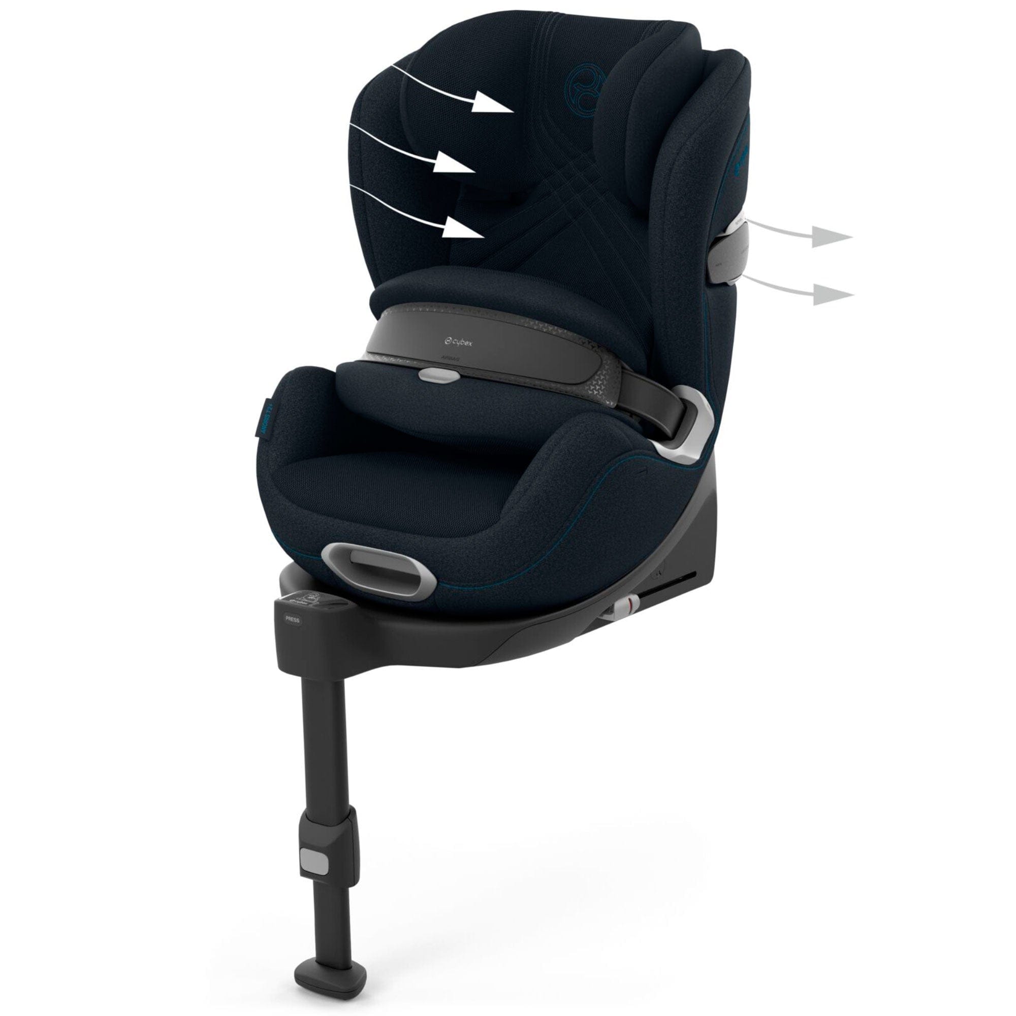 Cybex i-Size car seats Cybex Anoris T2 i-Size Plus Car Seat - Nautical Blue 523001067