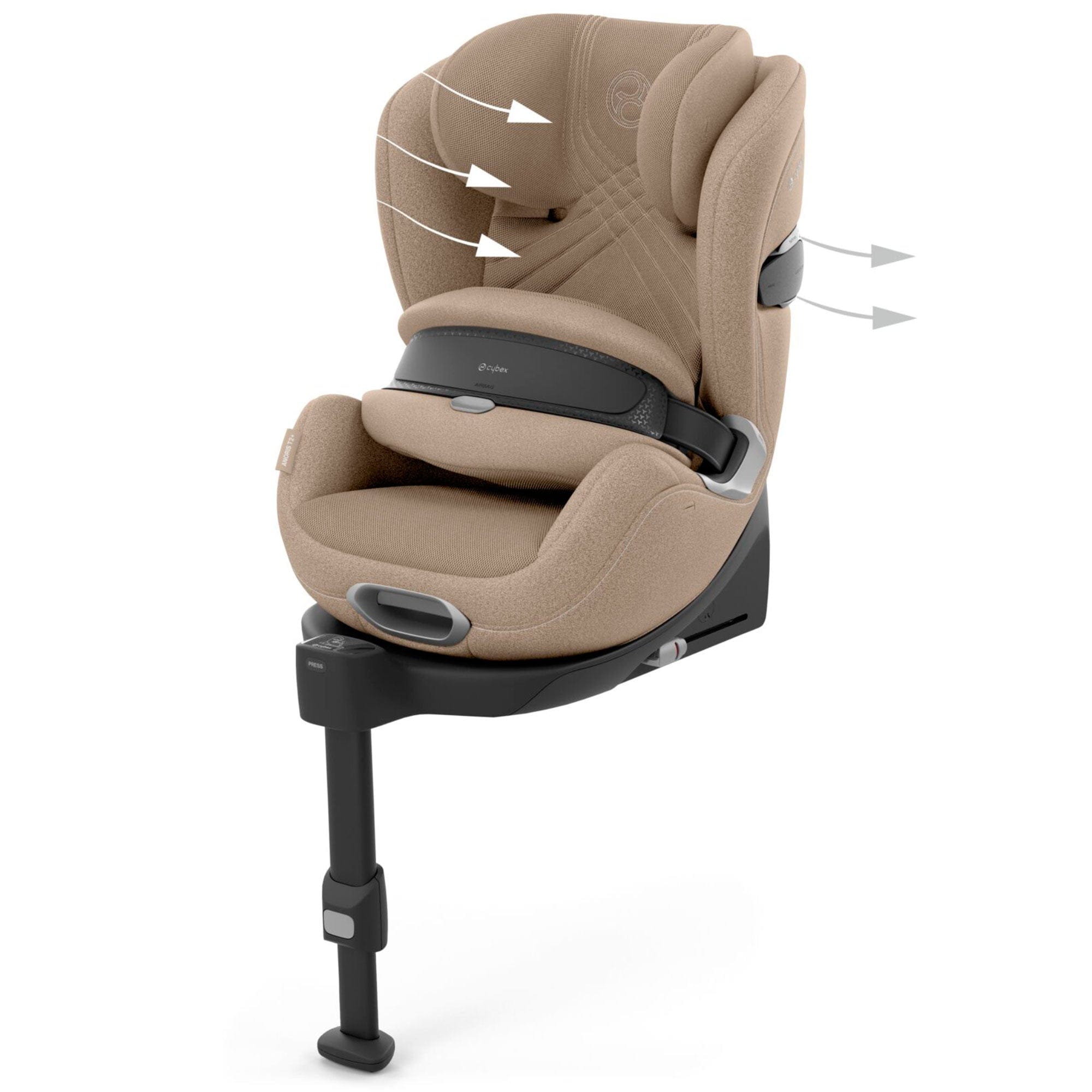 Cybex i-Size car seats Cybex Anoris T2 i-Size Plus Car Seat - Cosy Beige 523001079