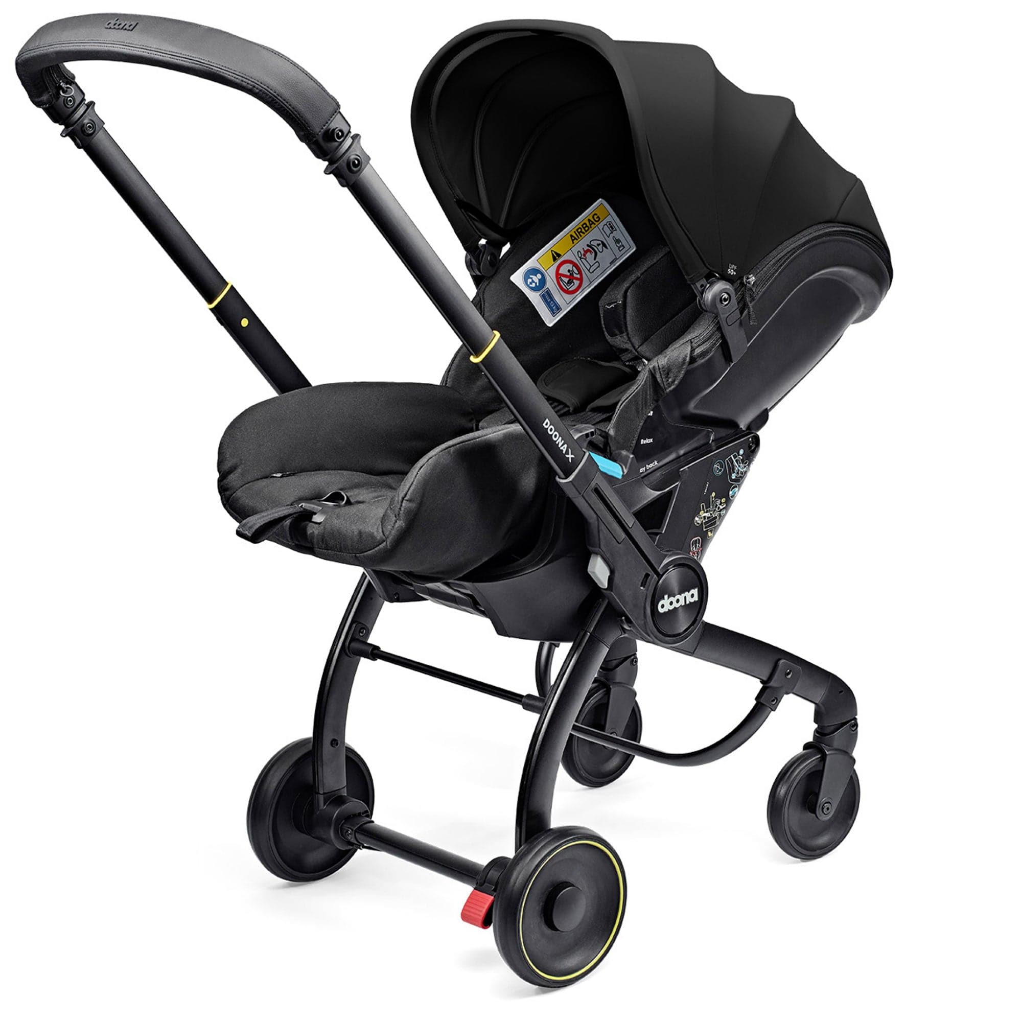 Doona X Infant Car Seat Stroller X Isofix Base Nitro Black