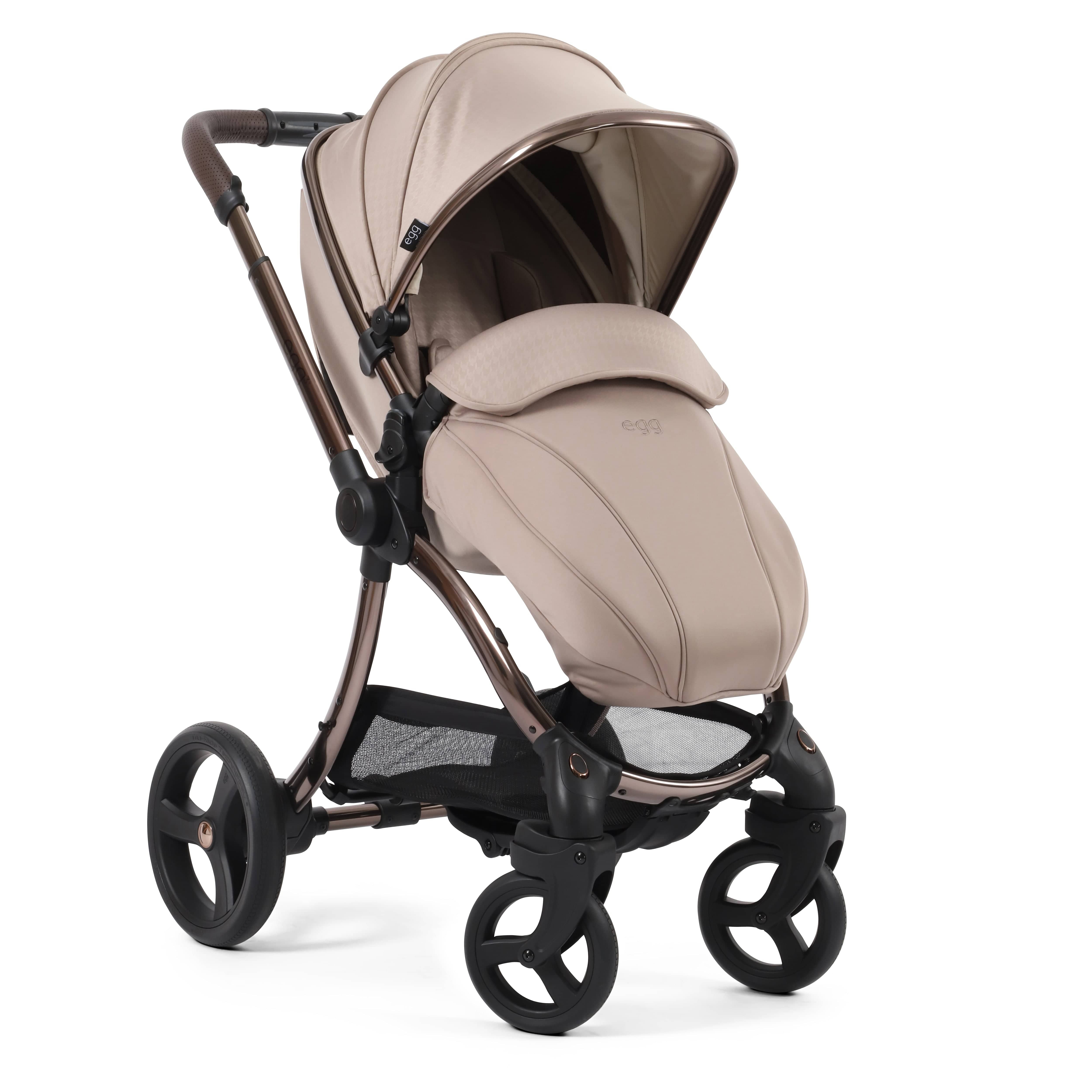 egg3 Pram Bundle Houndstooth Almond Special Edition