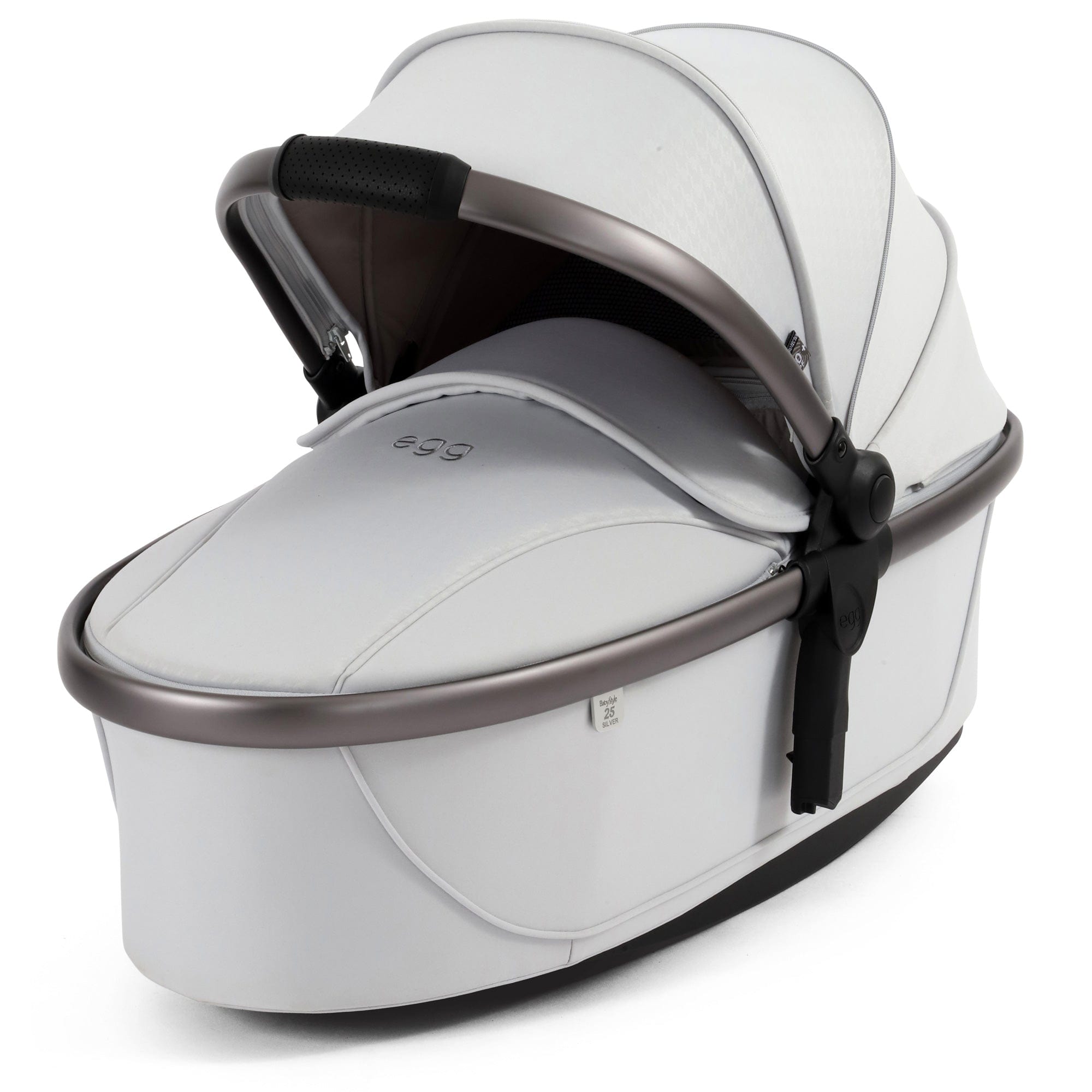 egg baby prams egg3 Pram Bundle - Houndstooth Silver 18105-HTS