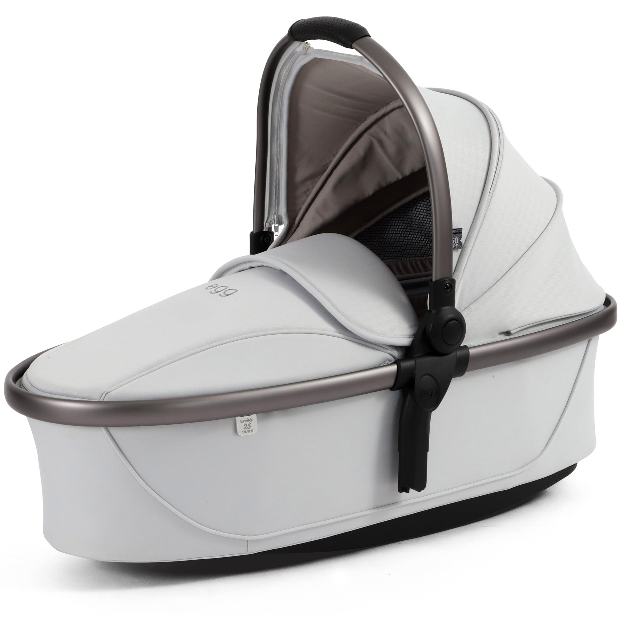 egg baby prams egg3 Pram Bundle - Houndstooth Silver 18105-HTS